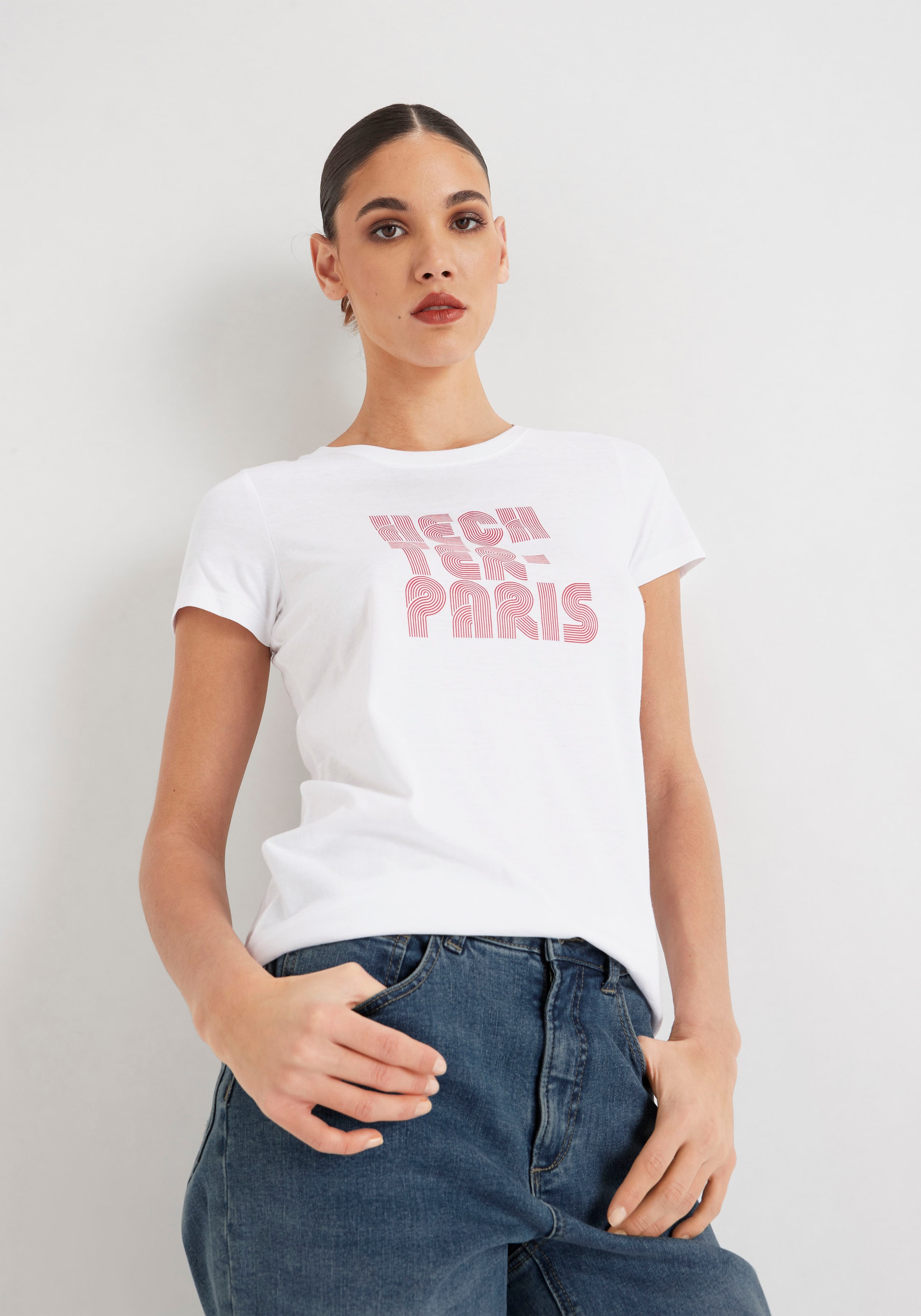 Notfallgroßer Preisnachlass HECHTER PARIS T-Shirt, BAUR | Druck kaufen mit