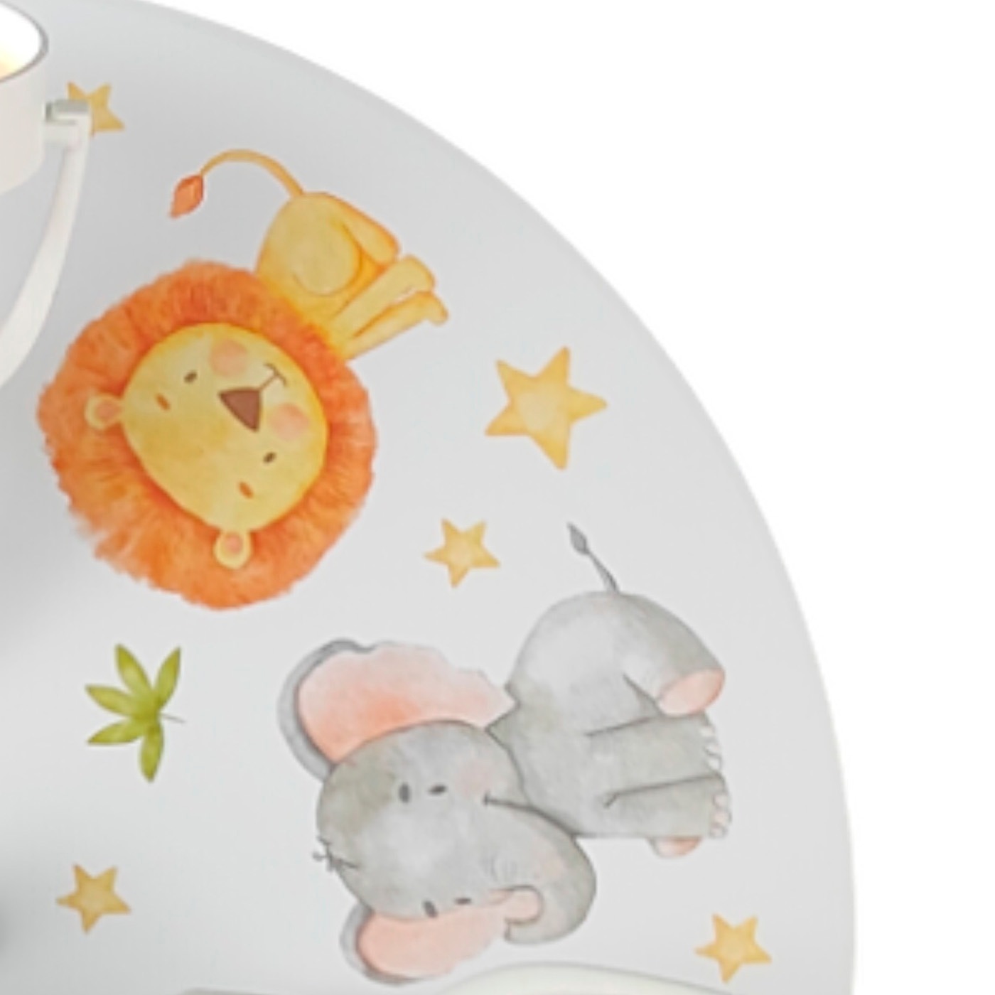niermann Deckenleuchte »Kinderlampe mit Motiv "Little Safari", Strahler für Kinderzimmer« GU10 1 Stk. 3 schwenk- und drehbare Strahler, Made in Germany