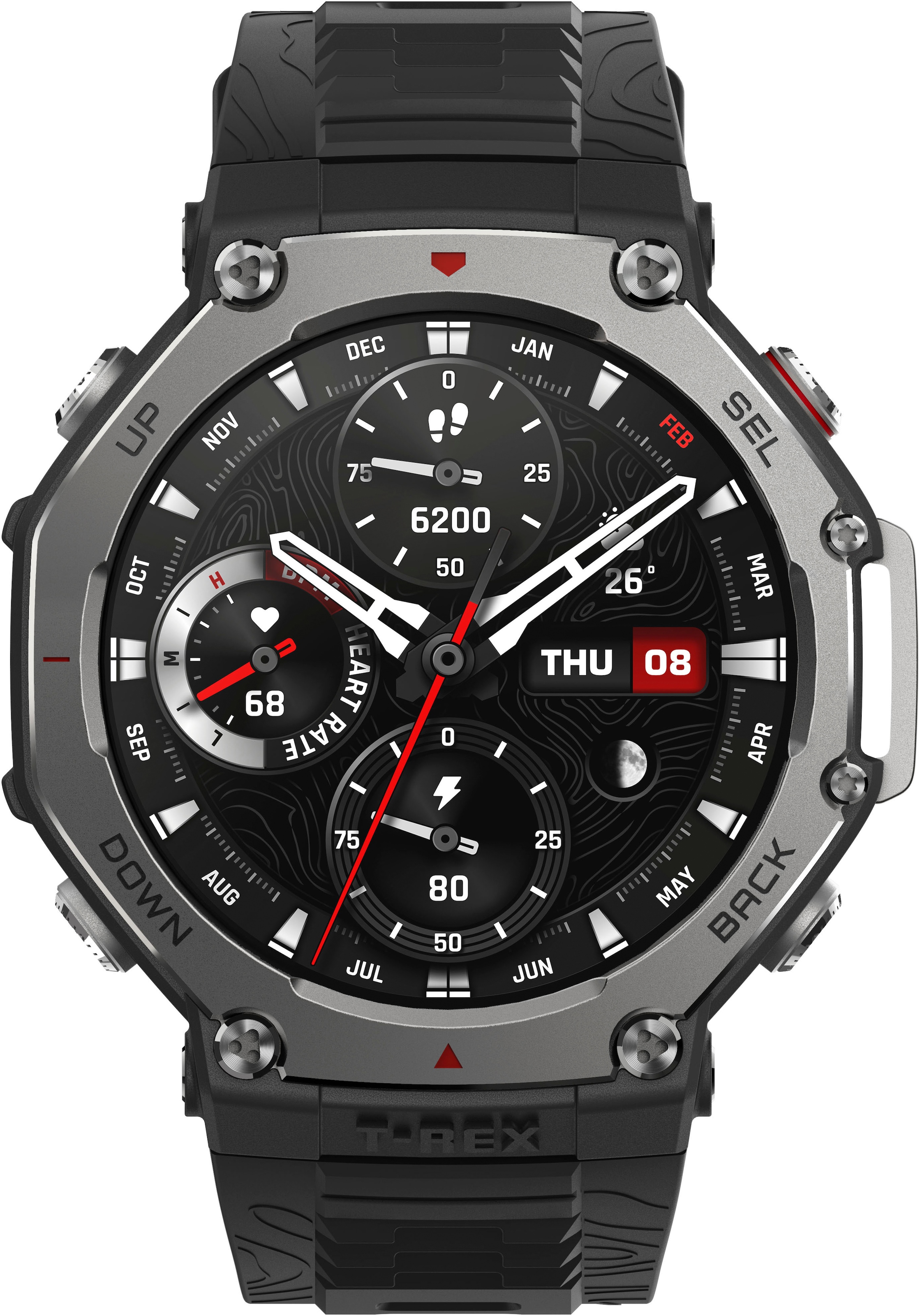 Amazfit Smartwatch »T-Rex 3«, (/ 1,5 Zoll), Zepp OS,)