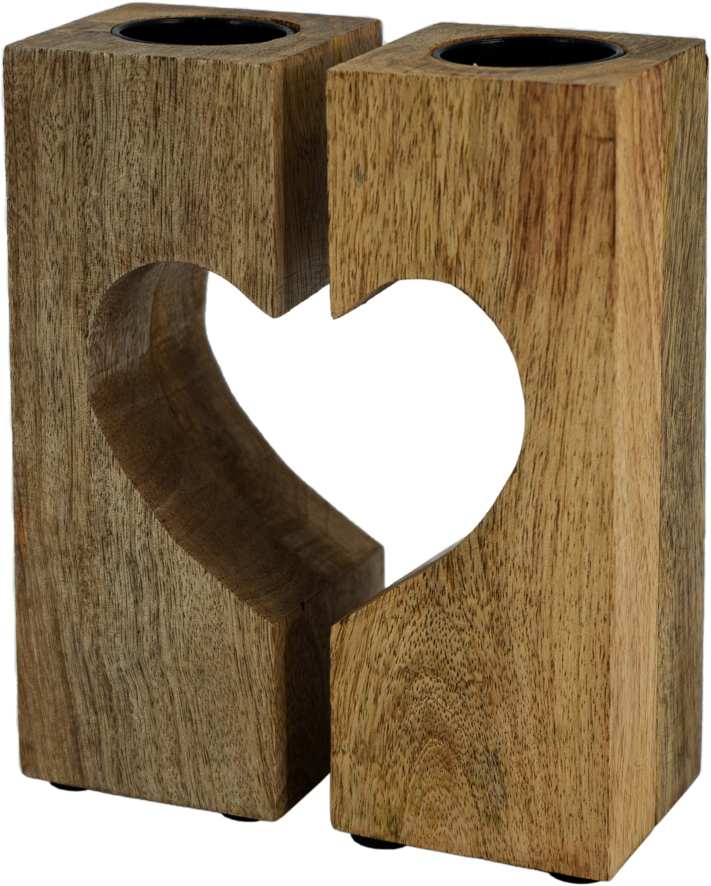 NOOR LIVING Teelichthalter »Weihnachtsdeko«, (Set, 2 St.), individuell einsetzbar