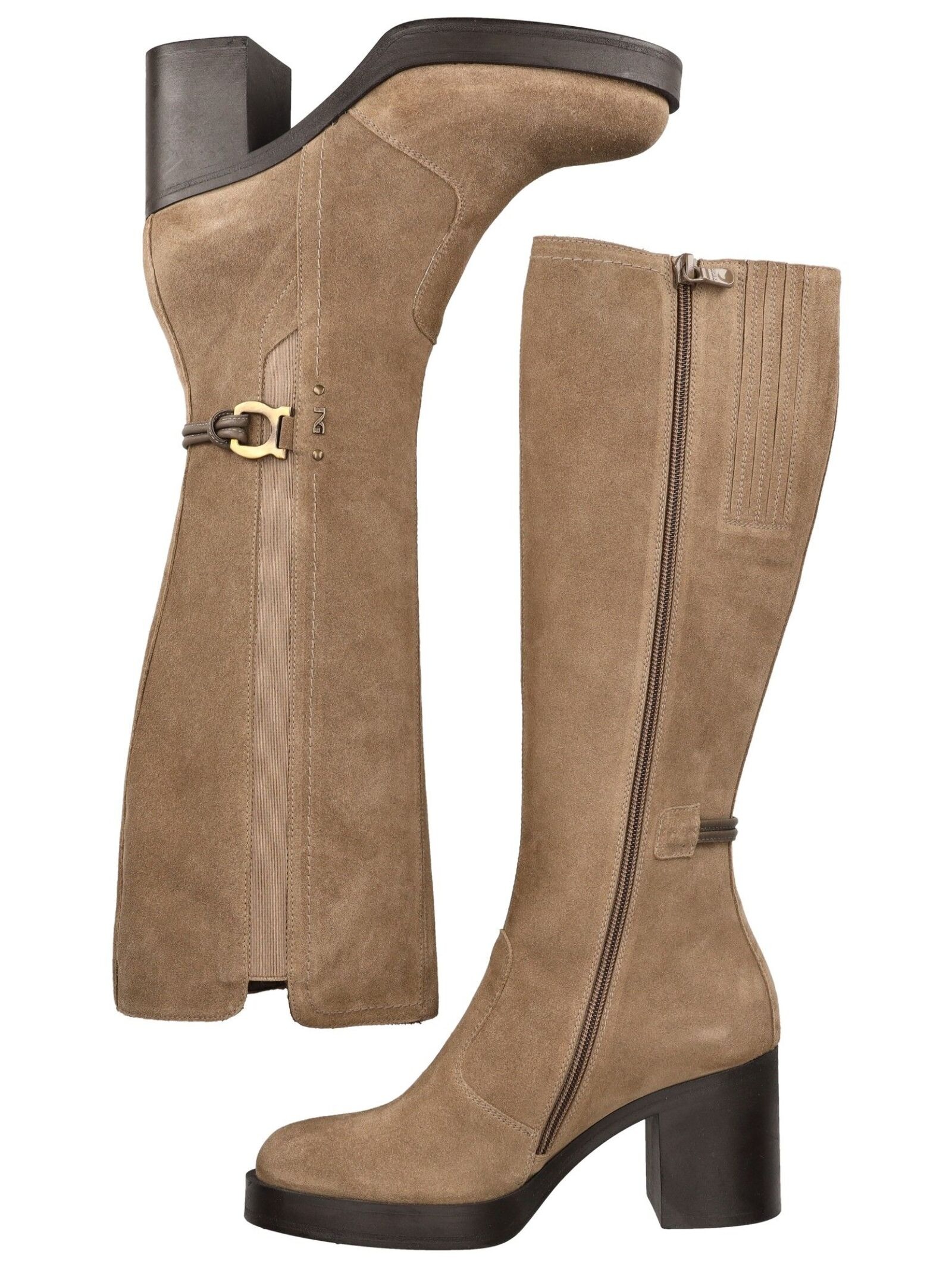 Nero Giardini High-Heel-Stiefel »Nero Giardini Stiefel Veloursleder/Textil«