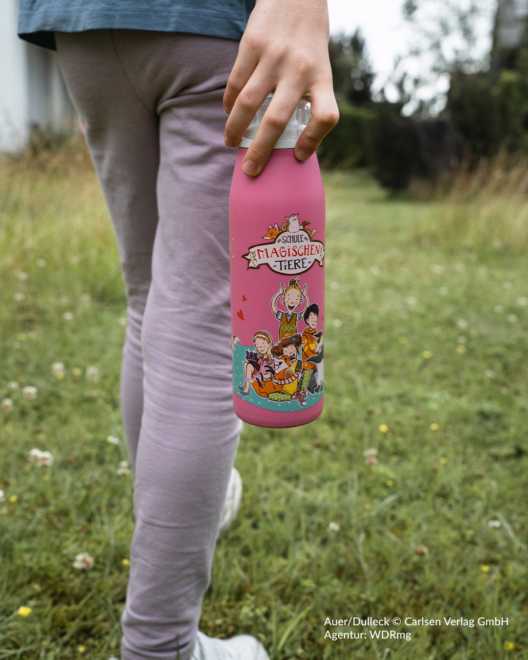 Alfi Isolierflasche »KIDS ISO BOTTLE, Edelstahlkörper, spülmaschinenfest«, (1 tlg.), 12h heiß & 24h kalt, Trinköffnung mit konsistentem Trinkfluss