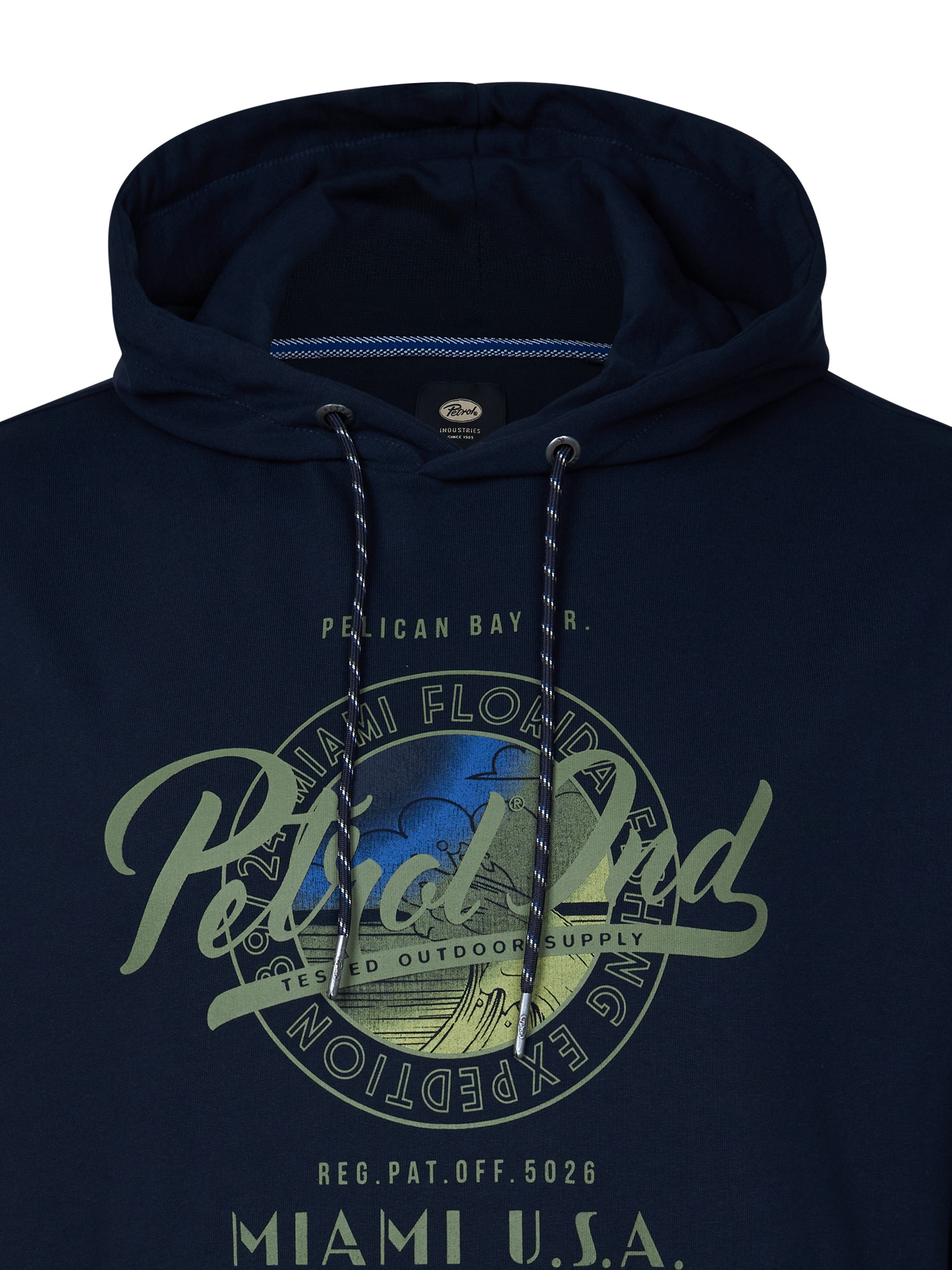 Petrol Industries Hoodie, mit Logo Print