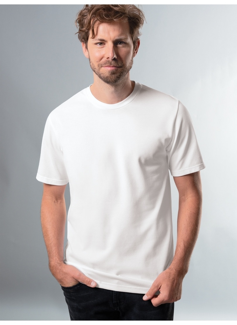 in T-Shirt | BAUR Piqué-Qualität« T-Shirt ▷ Trigema »TRIGEMA bestellen