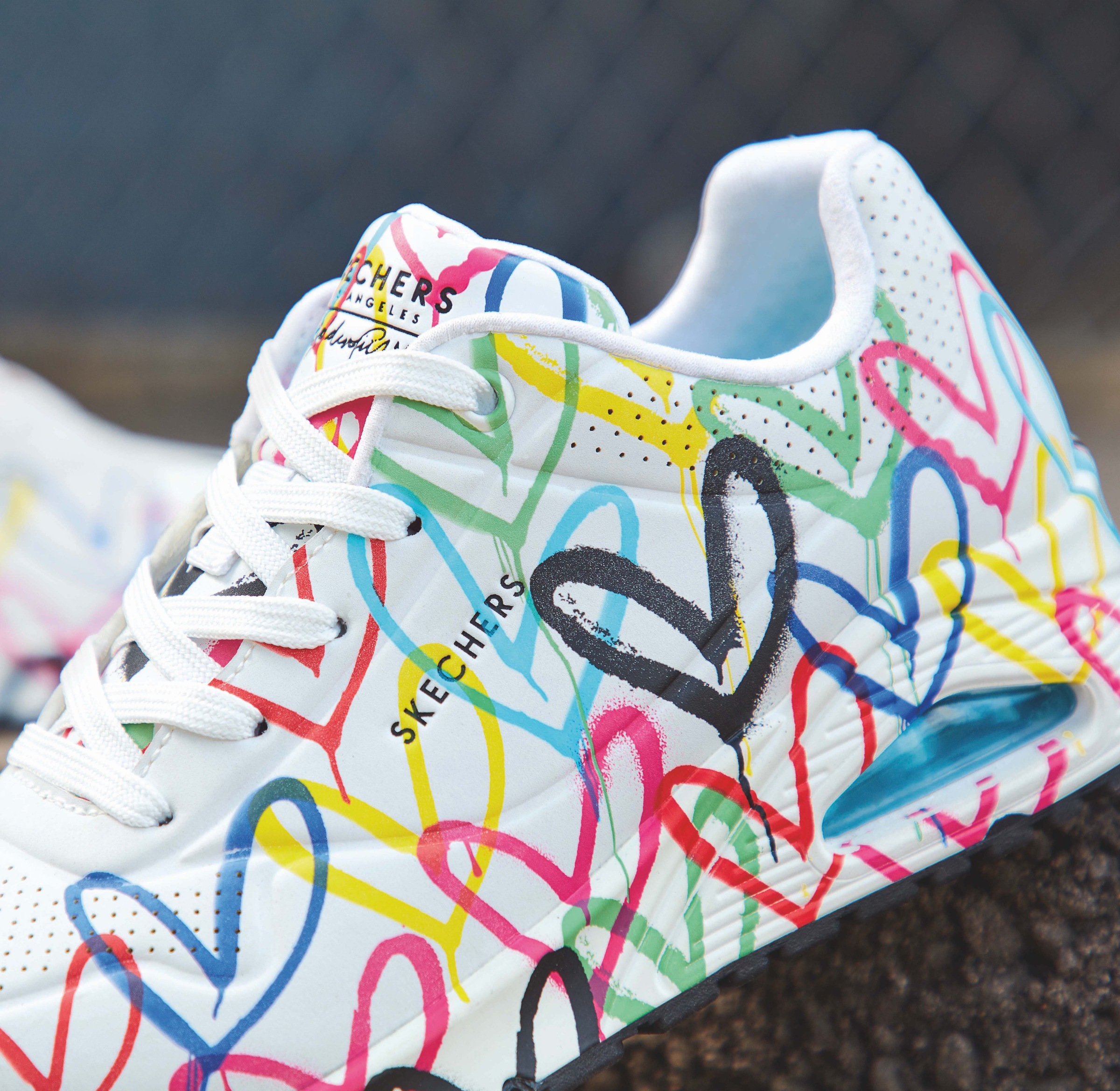 Skechers Wedgesneaker "UNO-SPREAD THE LOVE", Freizeitschuh, Halbschuh, Schn günstig online kaufen