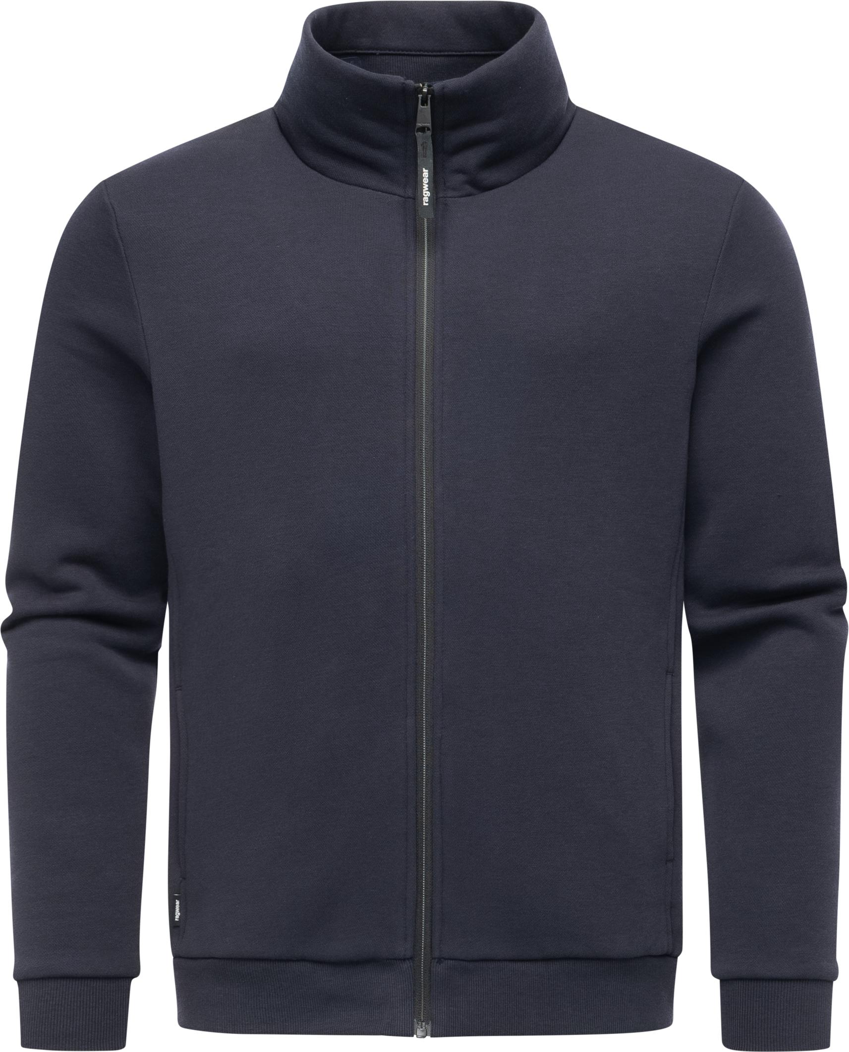 RAGWEAR Herren Sweatjacke "Jettrys"navy, Basic, Gr. L, Material: 70% Baumwolle, 30% Polyester, Sweatjacken, Weiche Herren Alltagsjacke