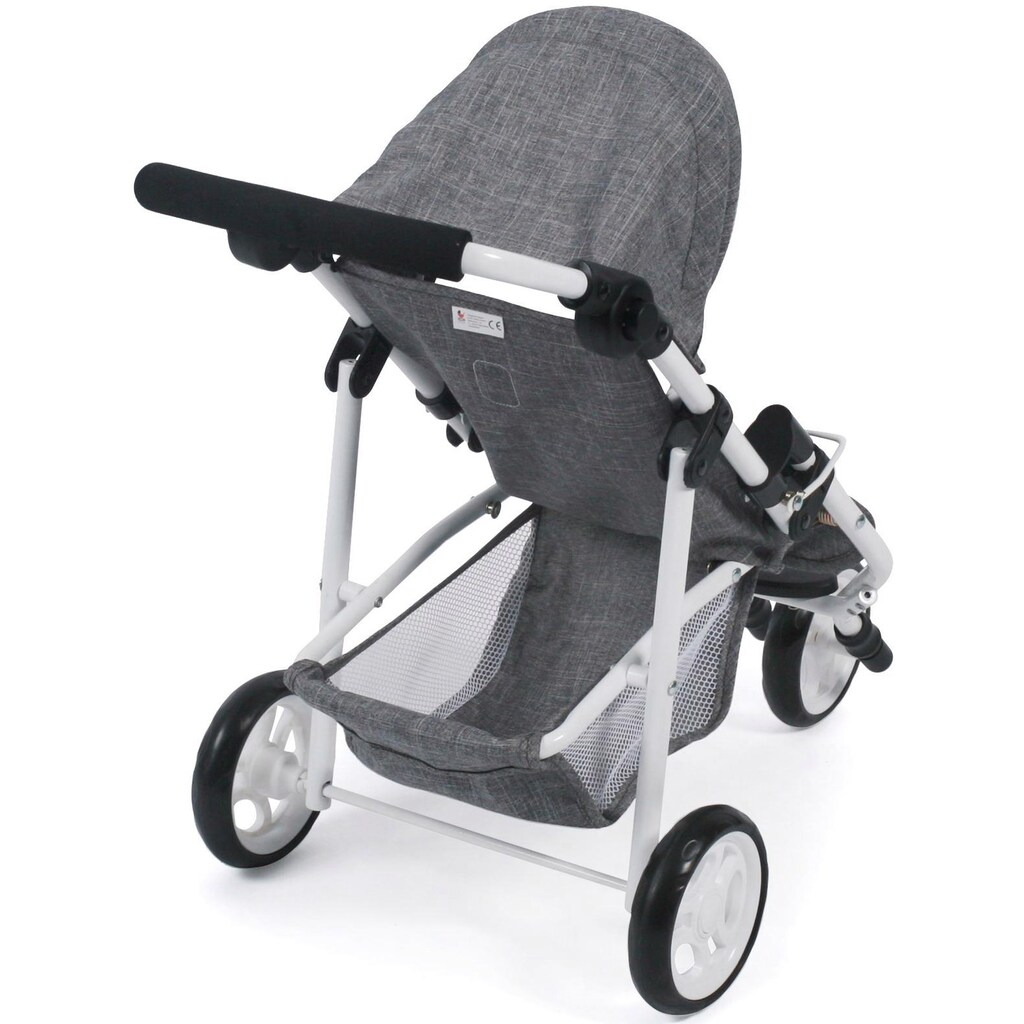 CHIC2000 Puppenbuggy »Jogging-Buggy Lola, Jeans Grey«