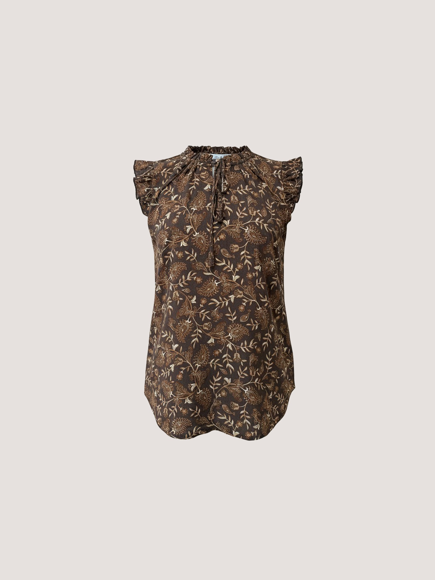 Apricot Rüschenbluse »Top mit Rüschen« mit Paisleymuster