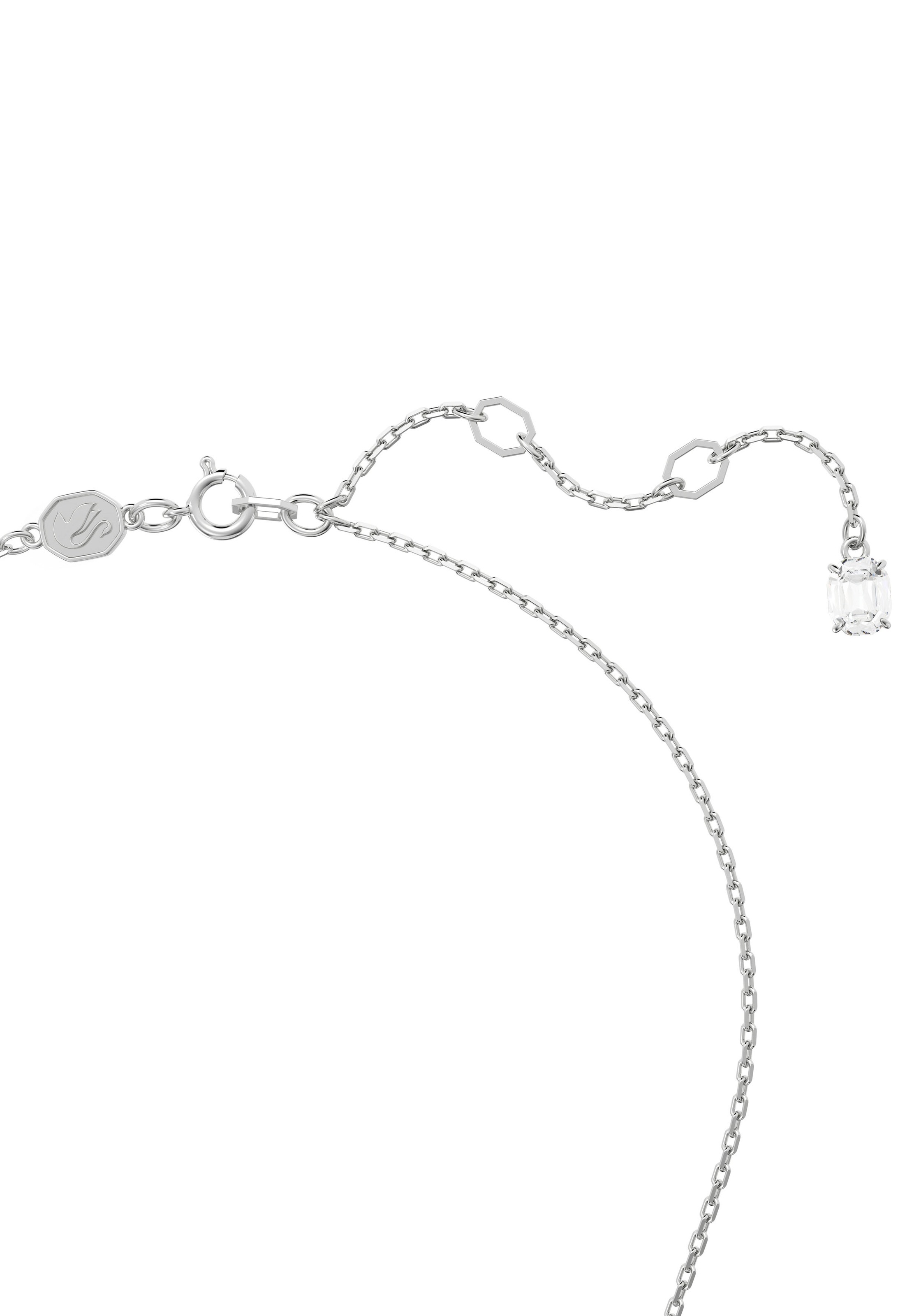 Swarovski Kette mit Anhänger »Matrix, Verschiedene Schliffe, Herz, 5647924«, mit Swarovski® Kristall