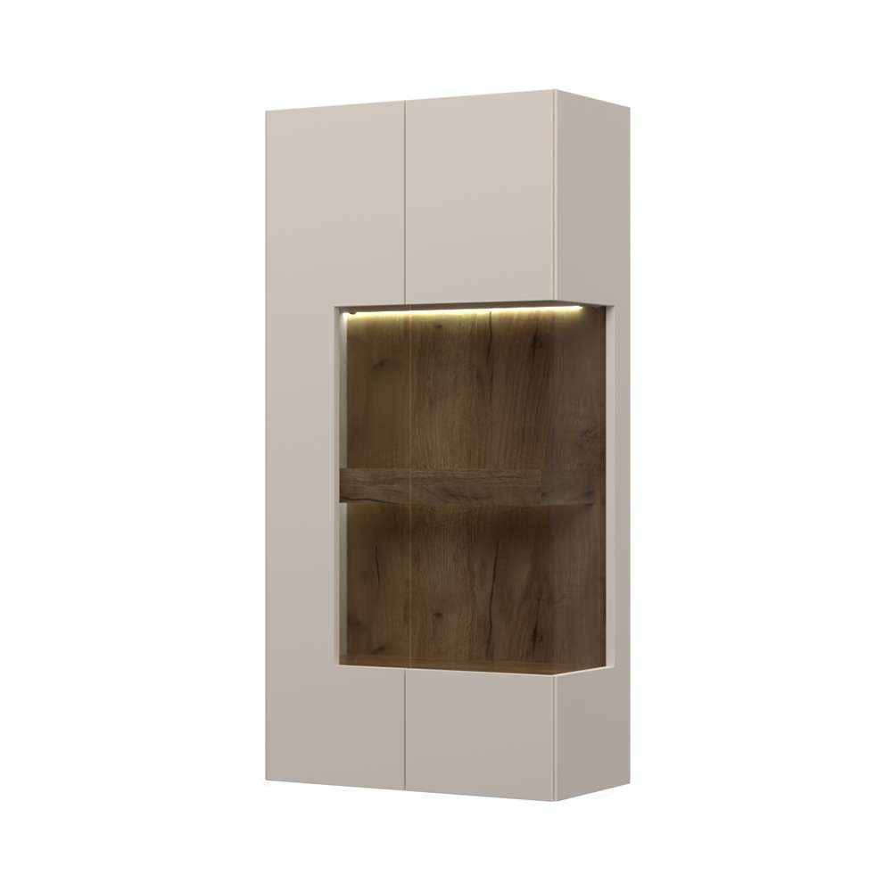 Places of Style Hängevitrine "Sky45", (H/B/T): 125/62/30cm), Mit Beleuchtun günstig online kaufen