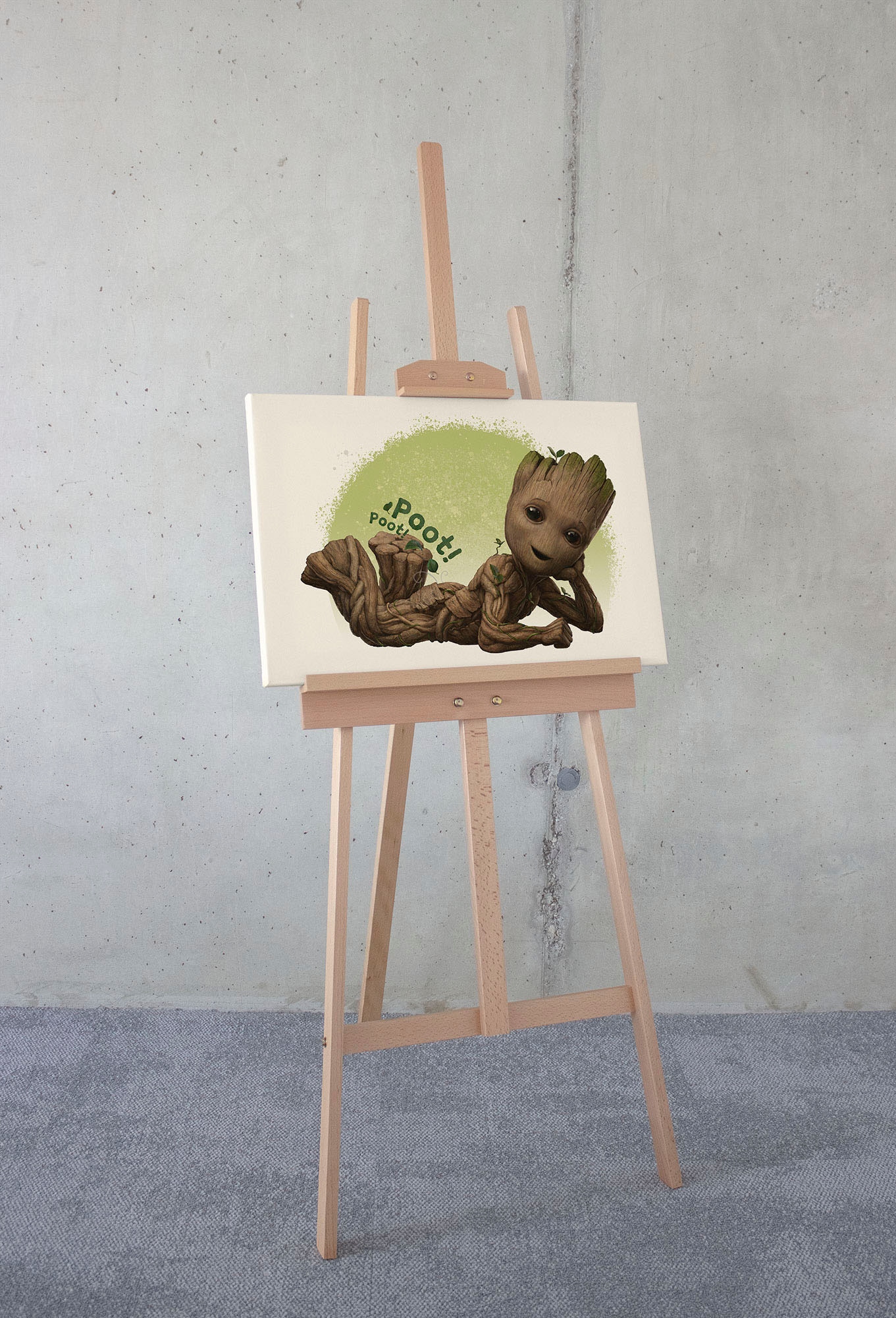 Komar Leinwandbild "Groot Poot - Größe 60 x 40 cm", Disney, (1 St., 60 x 40 günstig online kaufen