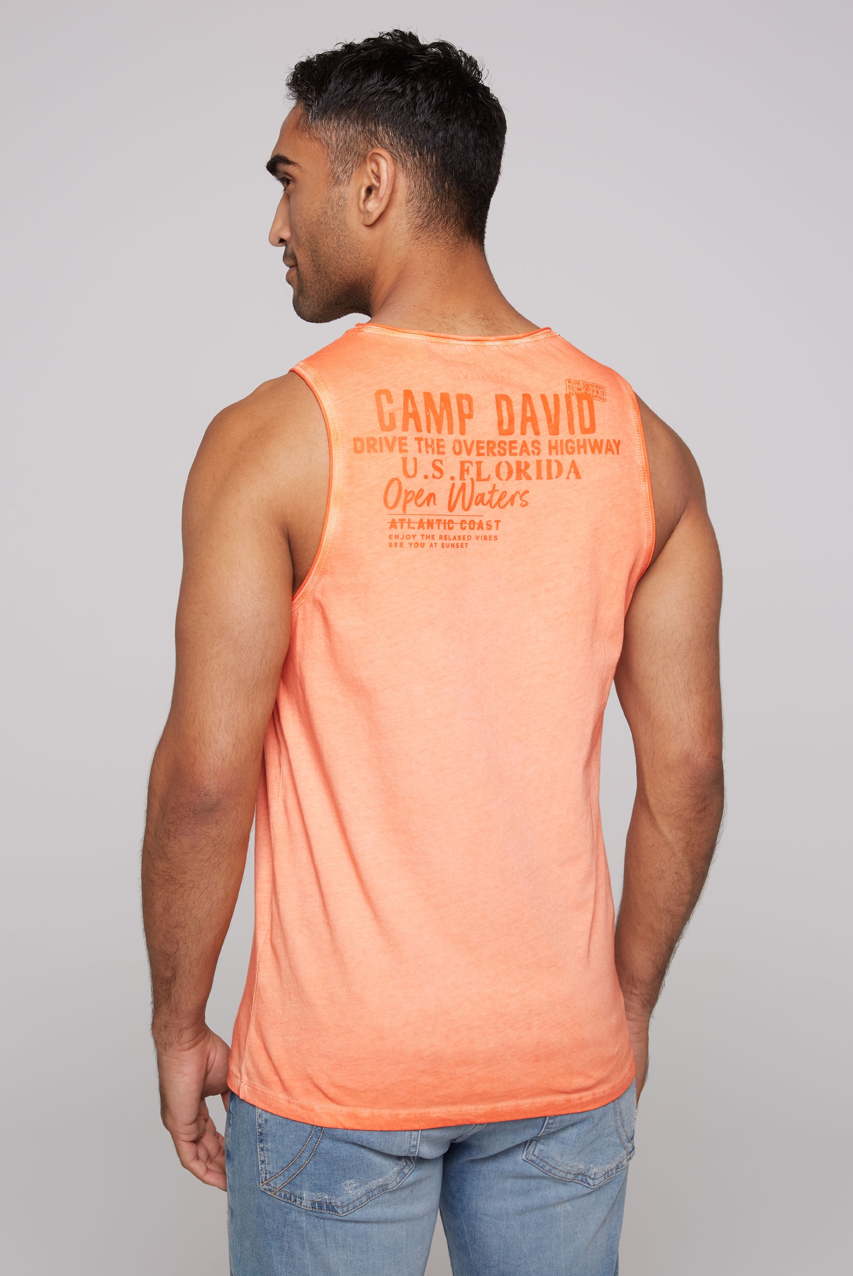 CAMP DAVID Muskelshirt, mit Print