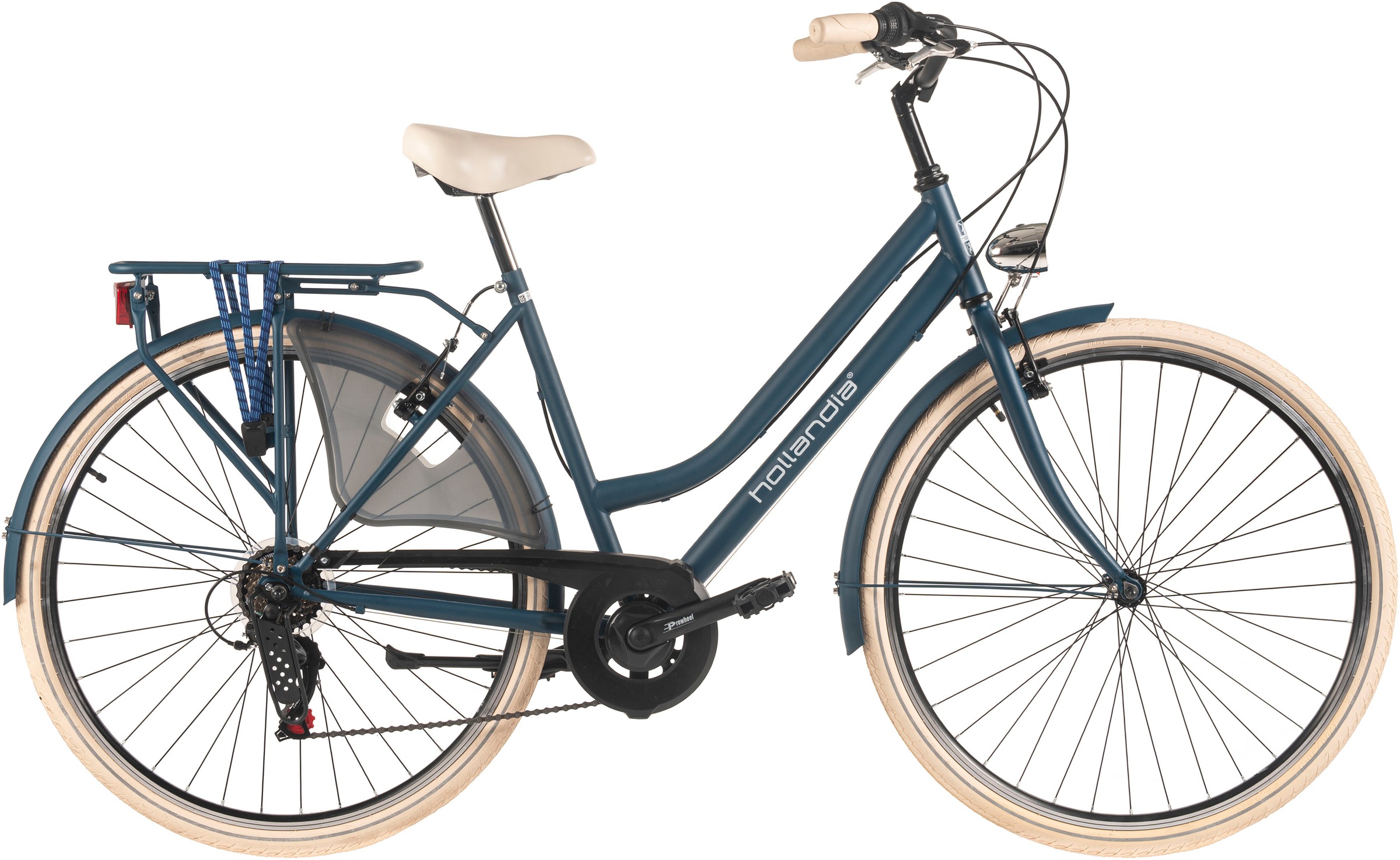 Hollandia Hollandrad »Hollandrad 28'' Moves 6 Gänge RH 50 cm«, 6 Gang, Shimano, Tourney Schaltwerk, Kettenschaltung