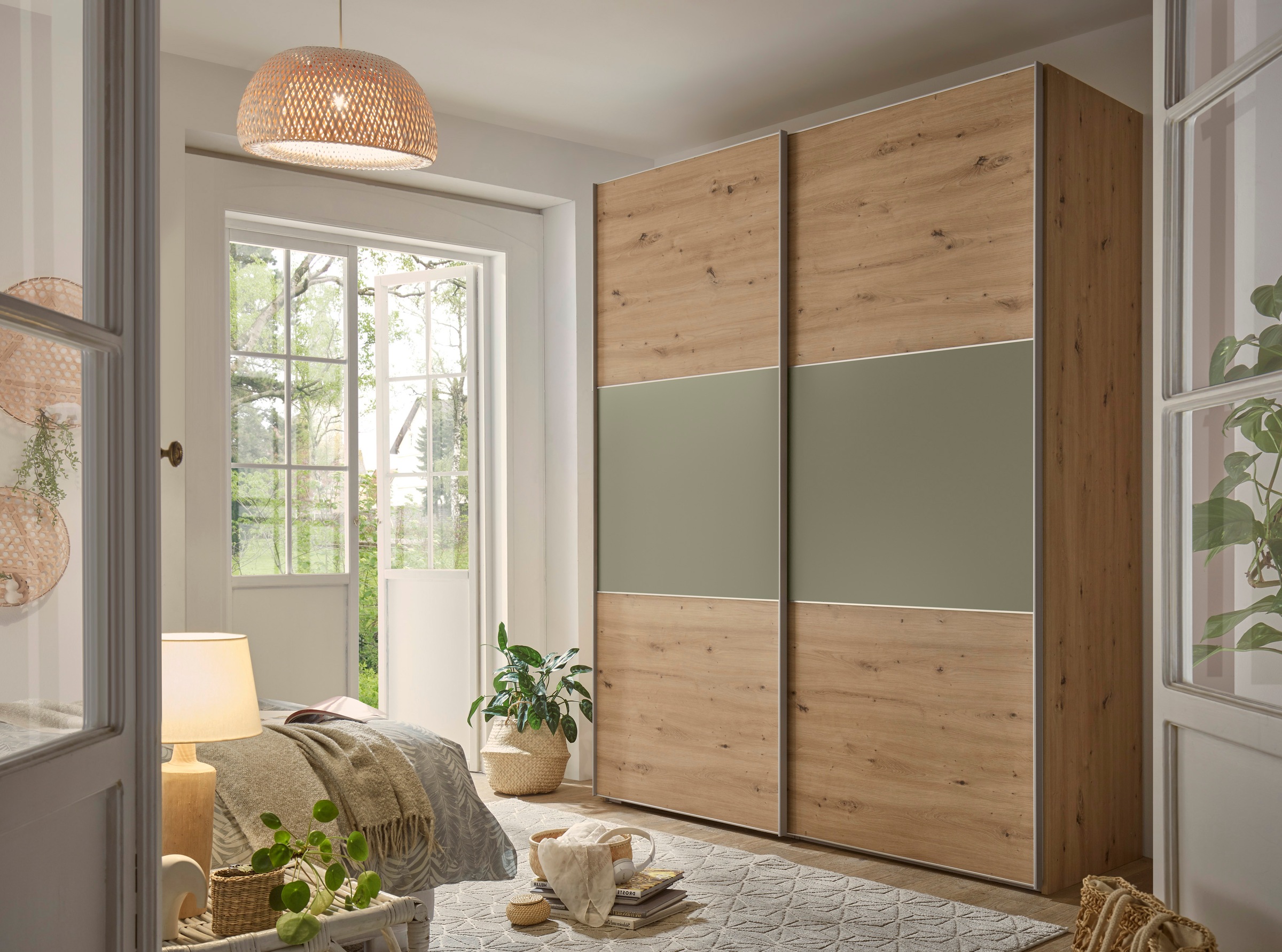 STAUD Schwebetürenschrank »Includo, Made in Germany«, Mit vier verschiedenen Ausstattungsvarianten