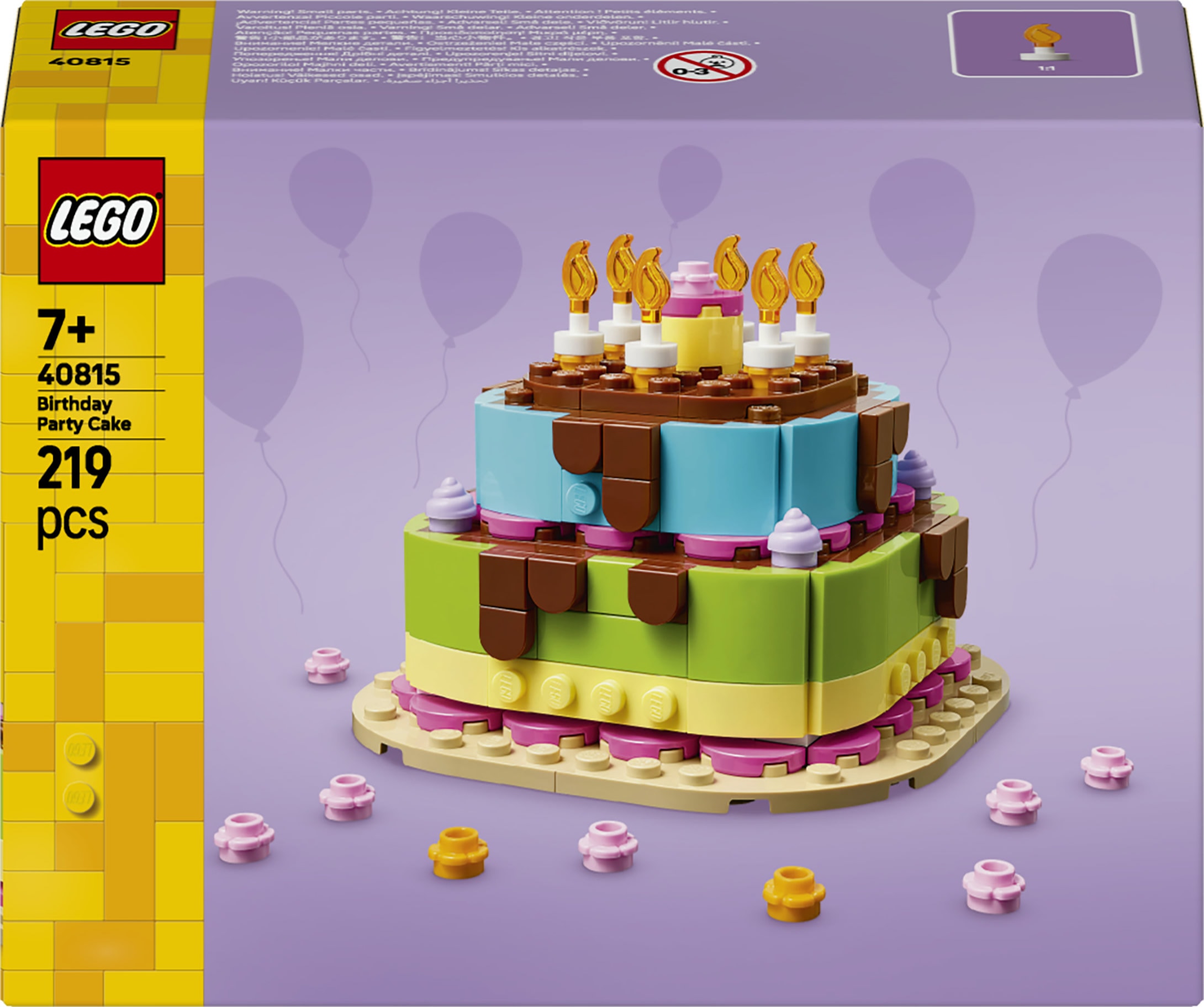 LEGO® Konstruktionsspielsteine »Geburtstagstorte (40815), LEGO Iconic« Made in Europe
