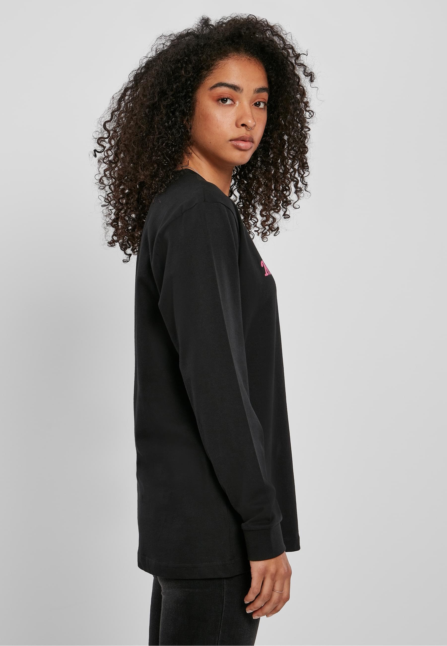 MisterTee Longsleeve »MisterTee Damen Ladies Magic Monday Slogan Longsleeve«, (1 tlg.)