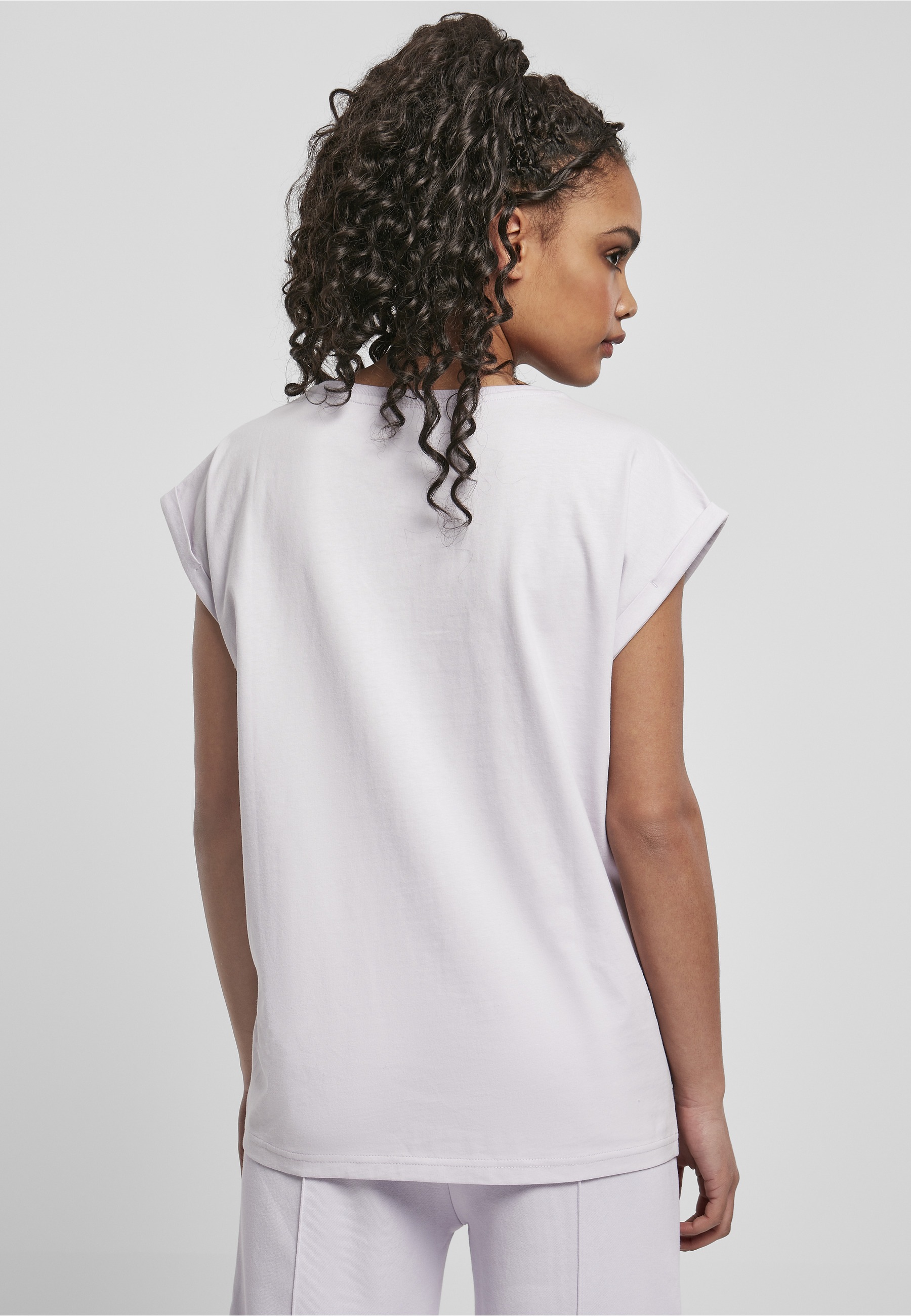 URBAN CLASSICS Kurzarmshirt »Urban Classics Damen Ladies Organic Extended Shoulder Tee« 1