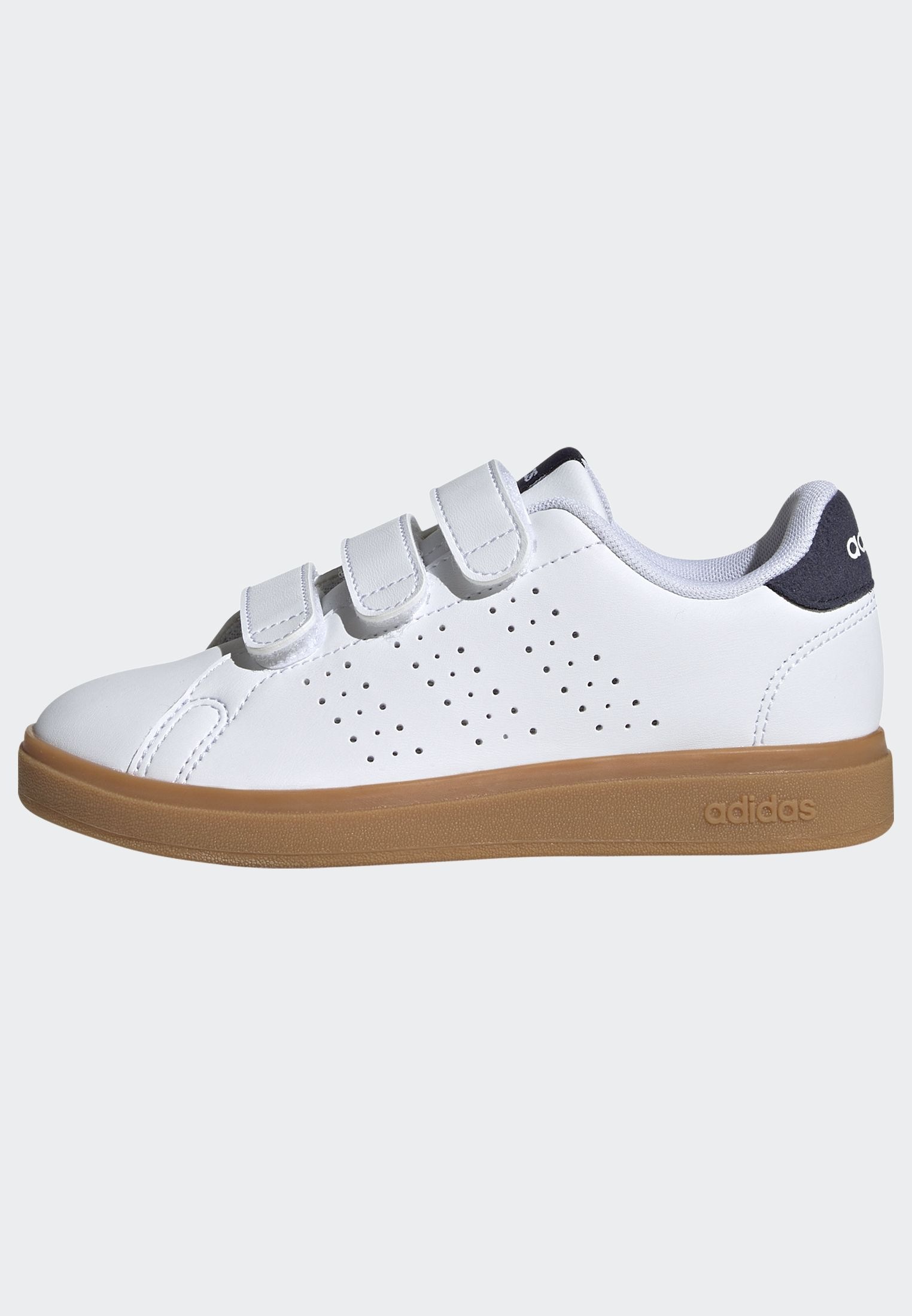 adidas Sportswear Klettschuh »ADVANTAGE BASE 2.0 KIDS«, Design auf den Spuren des adidas Stan Smith
