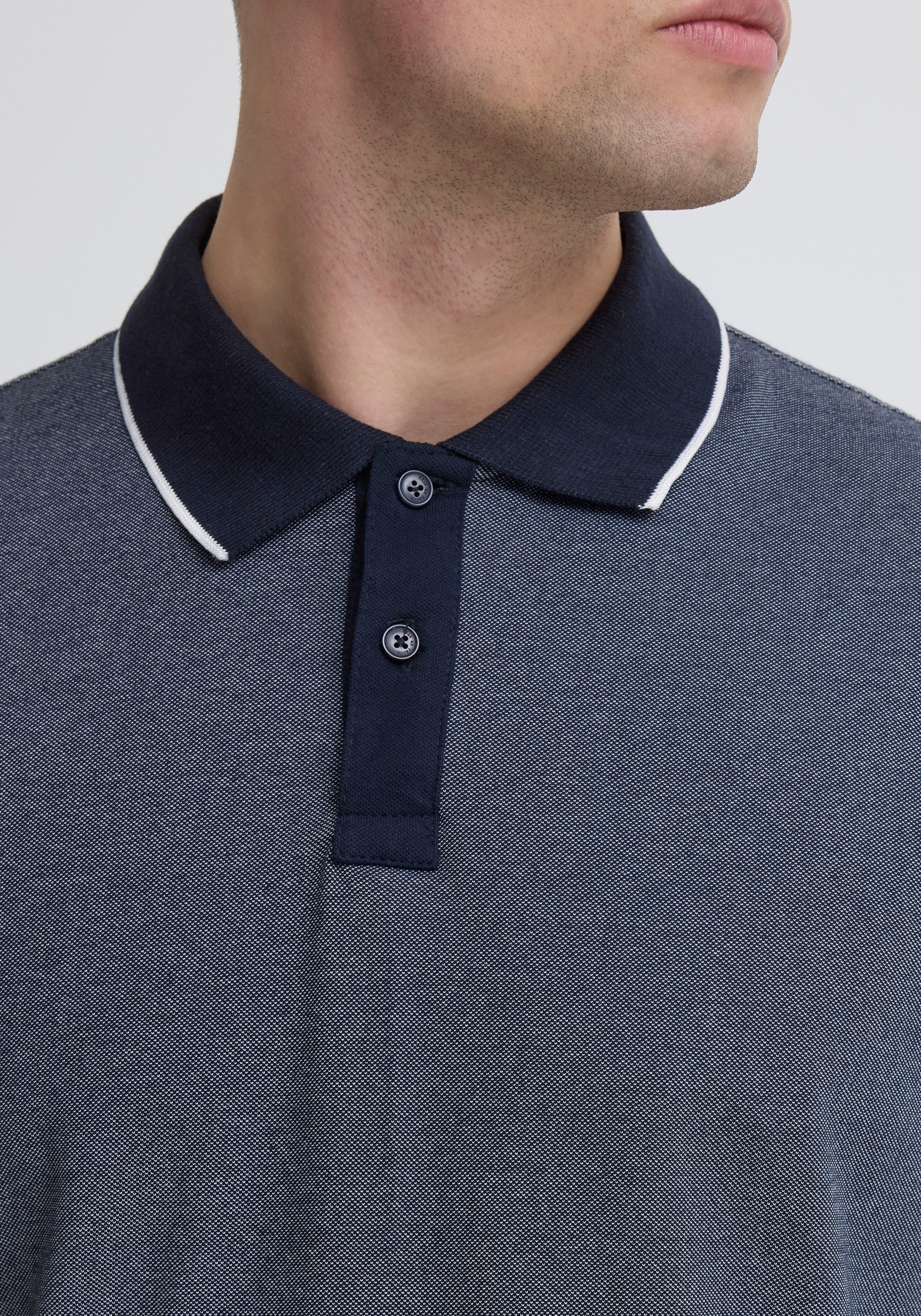 Poloshirt BLEND "BHGILBERT POLO S/S", Damen, Gr. XXL, salute, Jersey, Obermaterial: 78% Baumwolle, 22% Polyester, unifarben, regular fit normal, Rundhals, Bündchen, Shirts 3