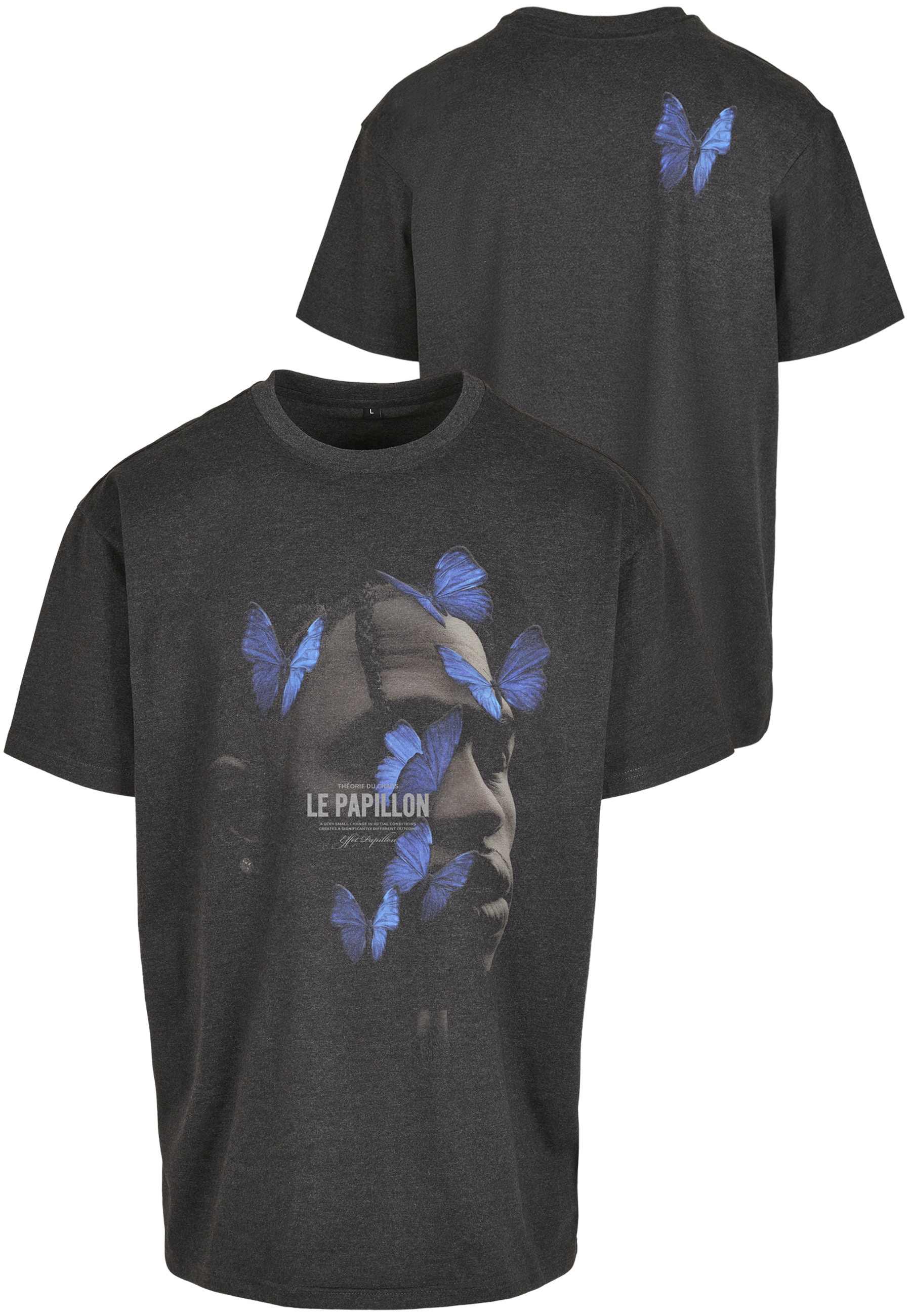 Upscale by Mister Tee Kurzarmshirt "Upscale by Mister Tee Herren Le Papillon Oversize Tee" 1 Stk.