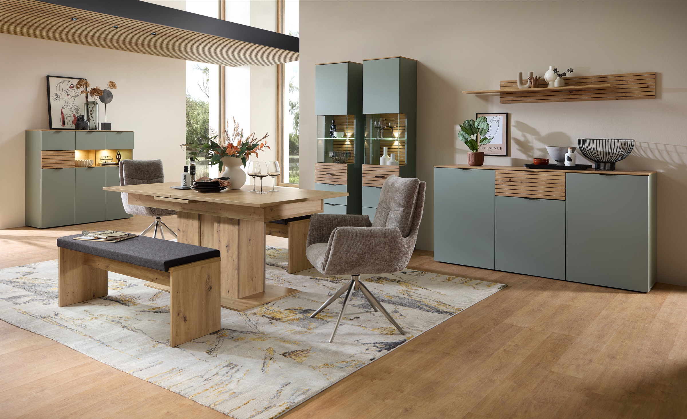 Innostyle Sideboard "INA Sideboard, 180 x 90 x 45 cm (B/H/T)", (1 St.), 3 t günstig online kaufen