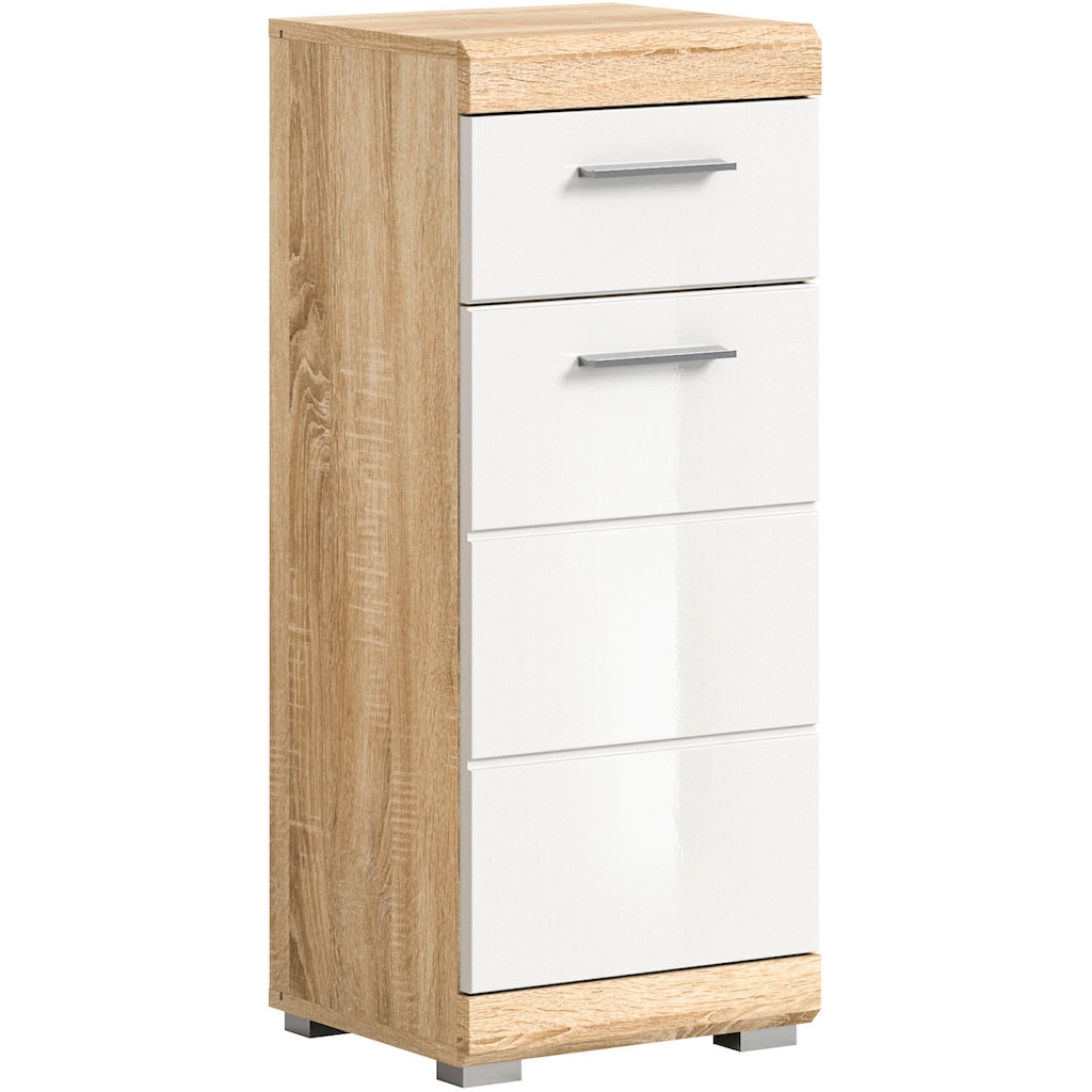 INOSIGN Unterschrank »Siena«, (1 St.), Badmöbel Badschrank, 1 Tür, 1 Schubkasten, Breite 37 cm