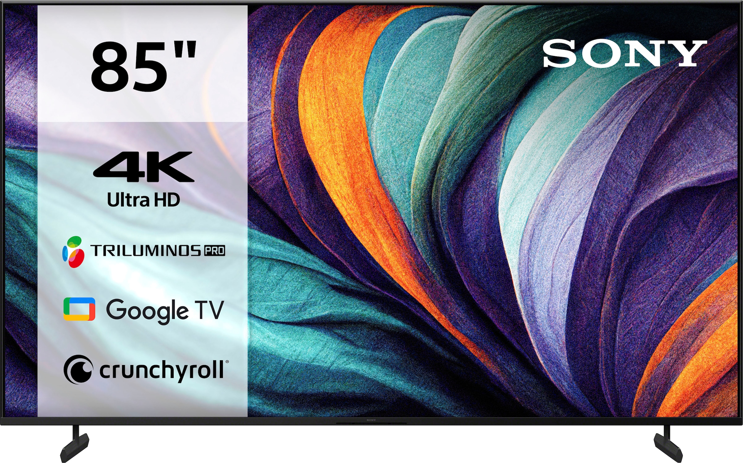 Sony LED-Fernseher »KD-85X80L«, 215 cm/85 Google Sprachsuche, TV-Smart 4K -TV, X1-Prozessor, Ultra BRAVIACore,Triluminos HD, BAUR | HDR, Gaming-Menü Zoll, Pro