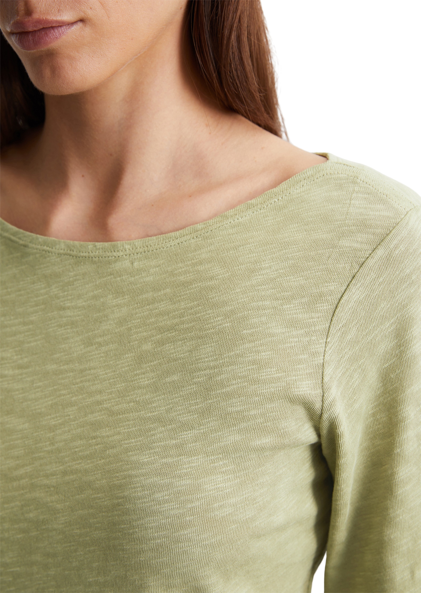 Marc O'Polo Langarmshirt »aus Slub Jersey«