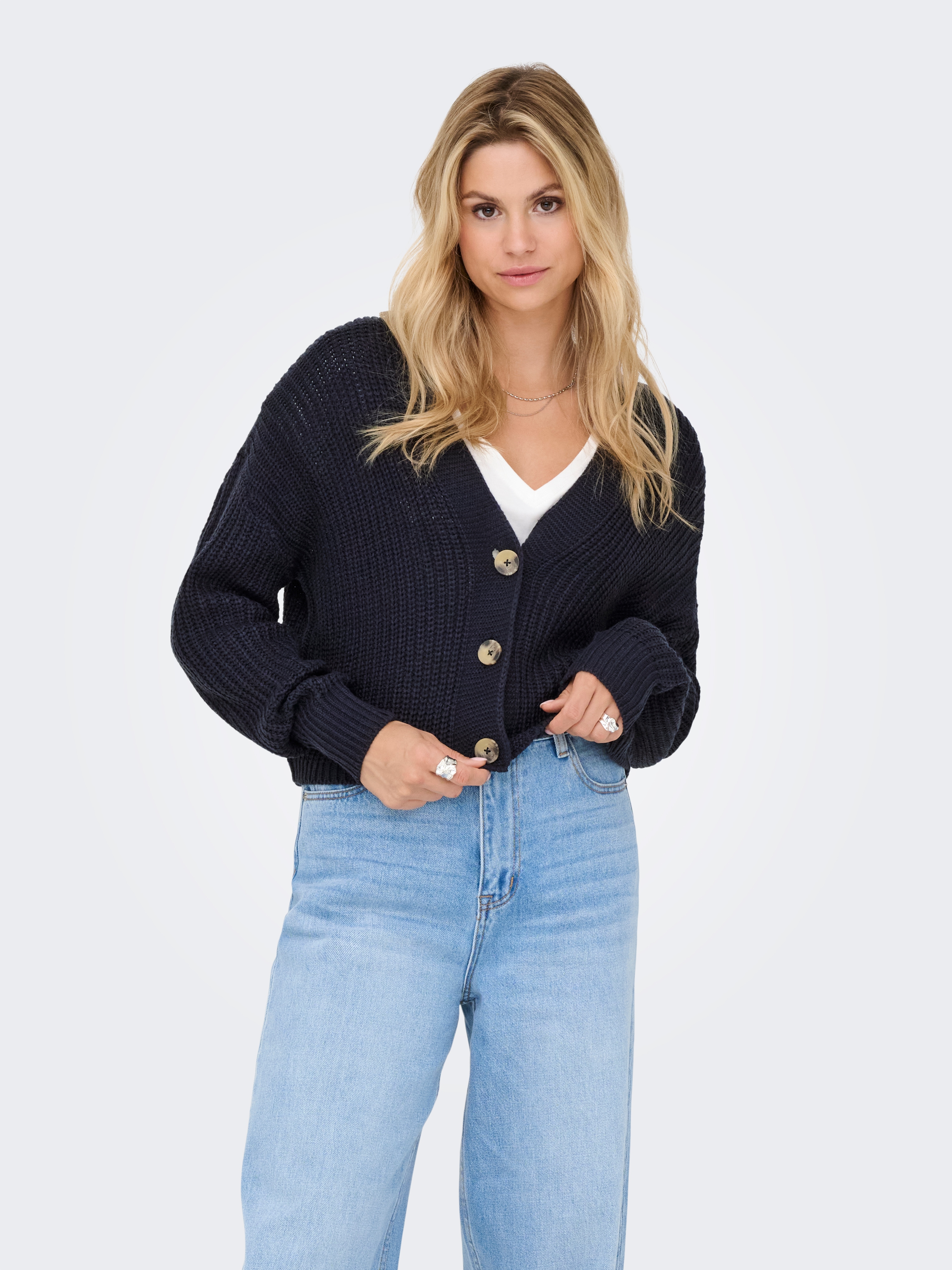 ONLY "ONLCAROL NICE L/S CARDIGAN KNT NOOS" Kunstfaser, regular fit