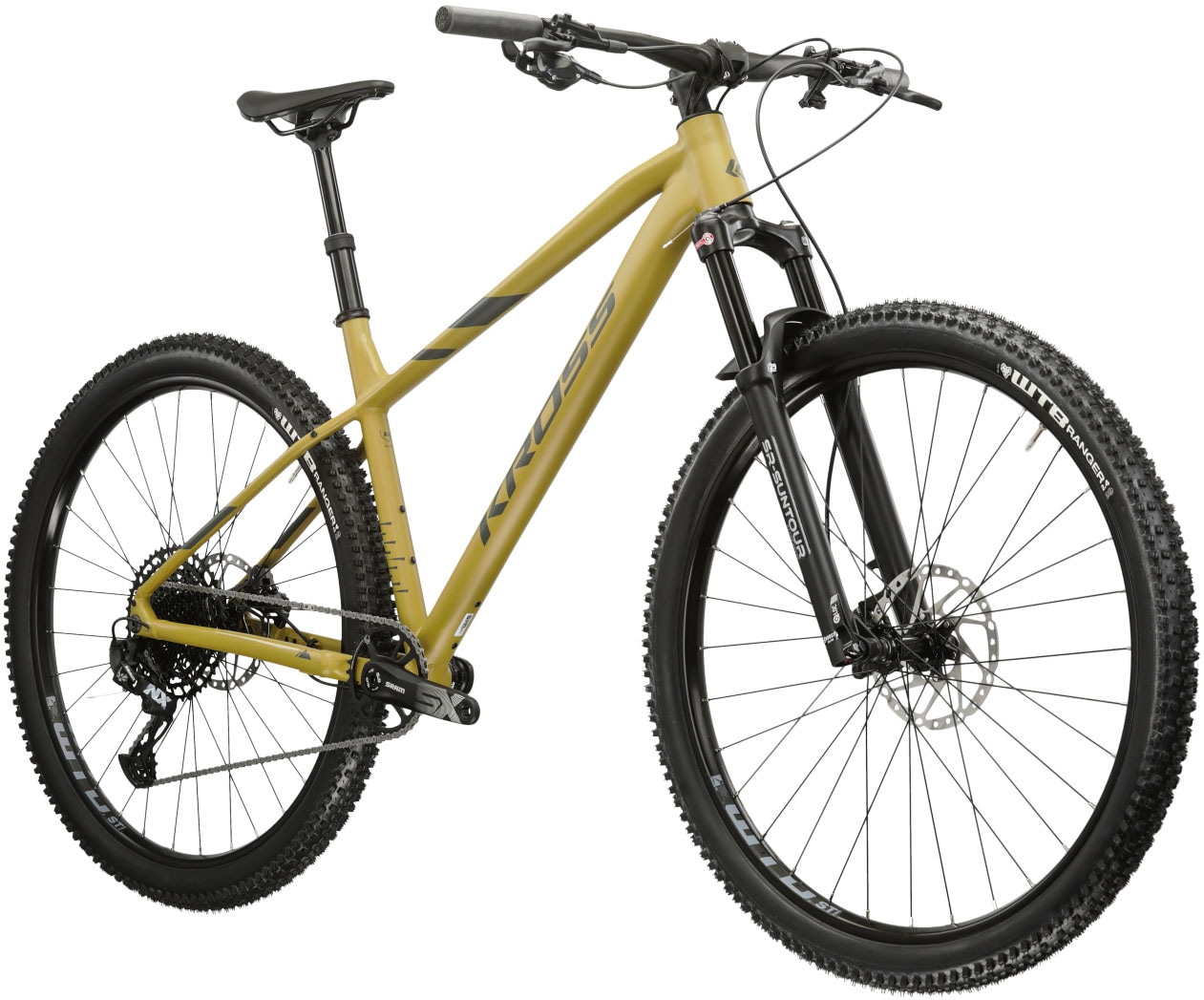 Kross Mountainbike »KROSS MTB Hardtail Level 6.0 29" braun 12 Gänge«, 12 Gang, SRAM, NX EAGLE Schaltwerk, Kettenschaltung