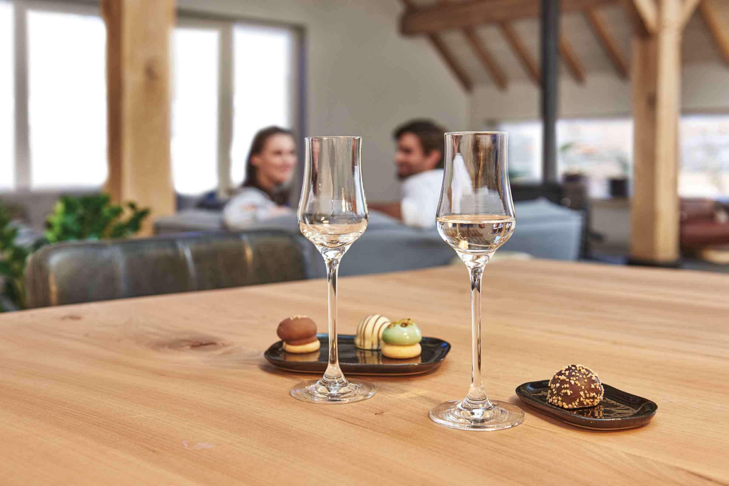 LEONARDO Aperitifglas »Grappagläser mit Füllstrichen Puccini Gastro-Edition 2 & 4 cl 6er Set transparent«