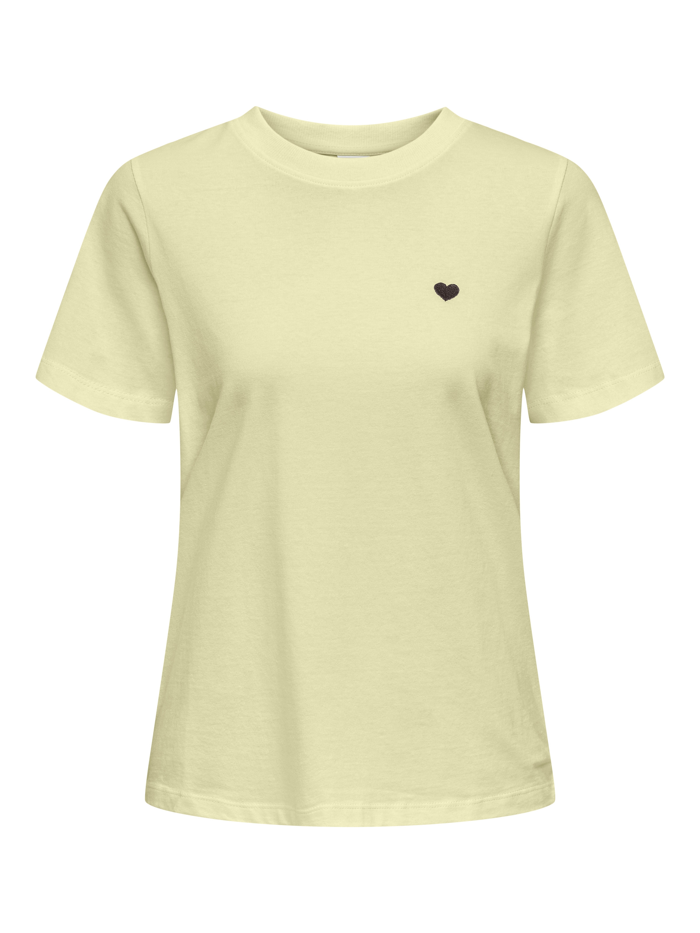 JDY Kurzarmshirt "JDYPISA S/S PRINT TOP JRS NOOS", mit Herz Stickerei günstig online kaufen
