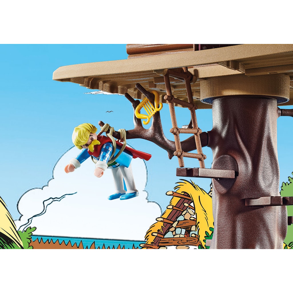 Playmobil® Konstruktions-Spielset »Troubadix mit Baumhaus (71016), Asterix«, (96 St.), Made in Germany