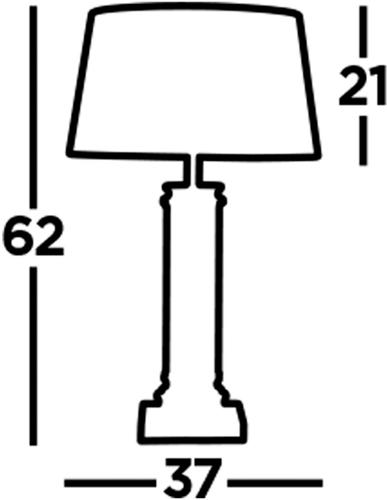 Searchlight Tischleuchte »Pedestal Table Lamp« E27 1 Stk.