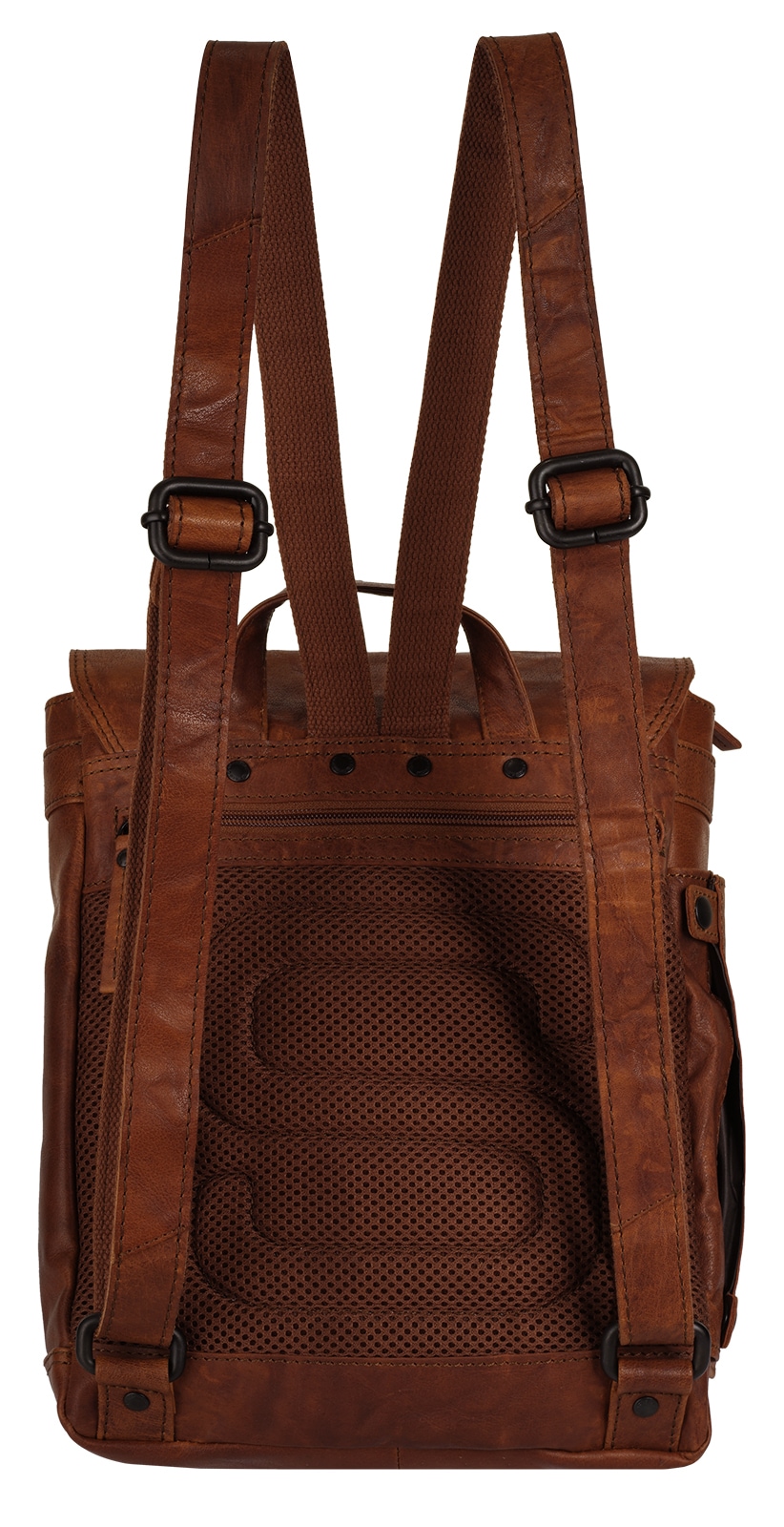 Spikes & Sparrow Laptoprucksack, echt Leder