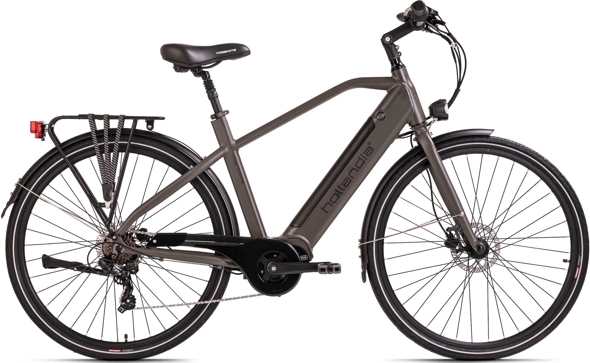 Hollandia E-Bike "Mantova", 7 Gang, Shimano, Tourney, Mittelmotor 250 W, Pedelec, Elektrofahrrad für Damen u. Herren