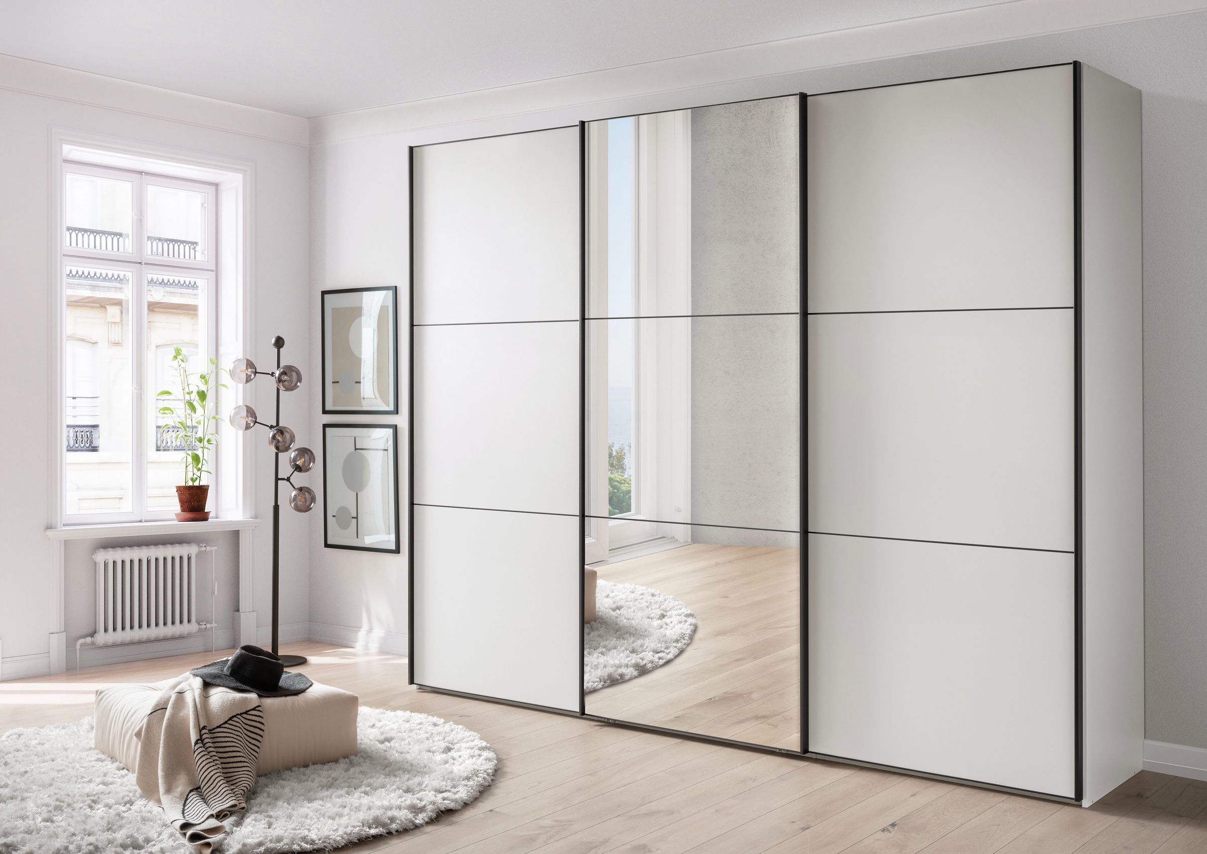 WIEMANN Schwebetürenschrank "Phoenix, Made in Germany, modernes Design, Hig günstig online kaufen