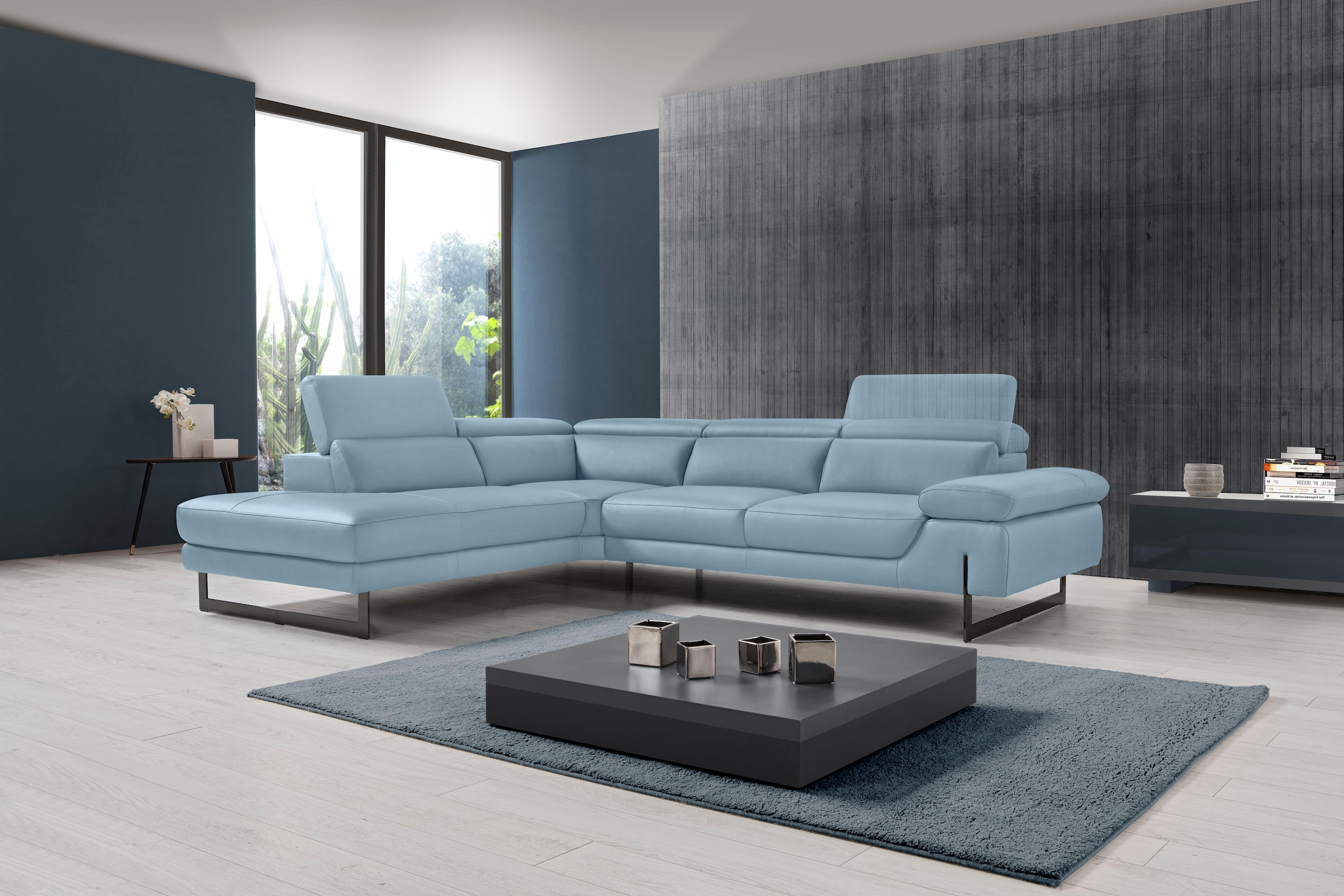 Egoitaliano Ecksofa "Queenie, extravagantes Sofa mit erstklassigem Sitzkomf günstig online kaufen