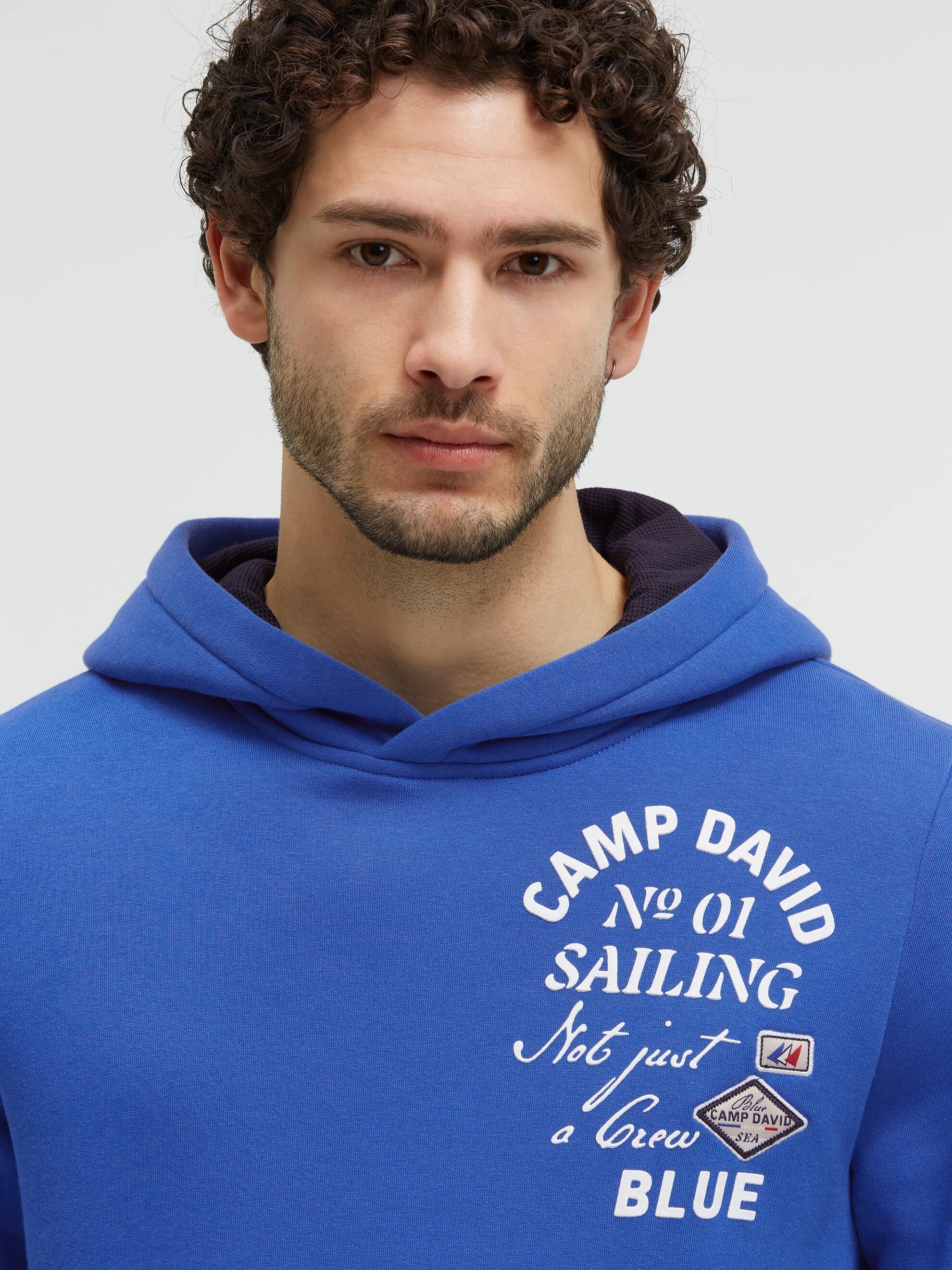 CAMP DAVID Kapuzensweatshirt , mit Artwork
