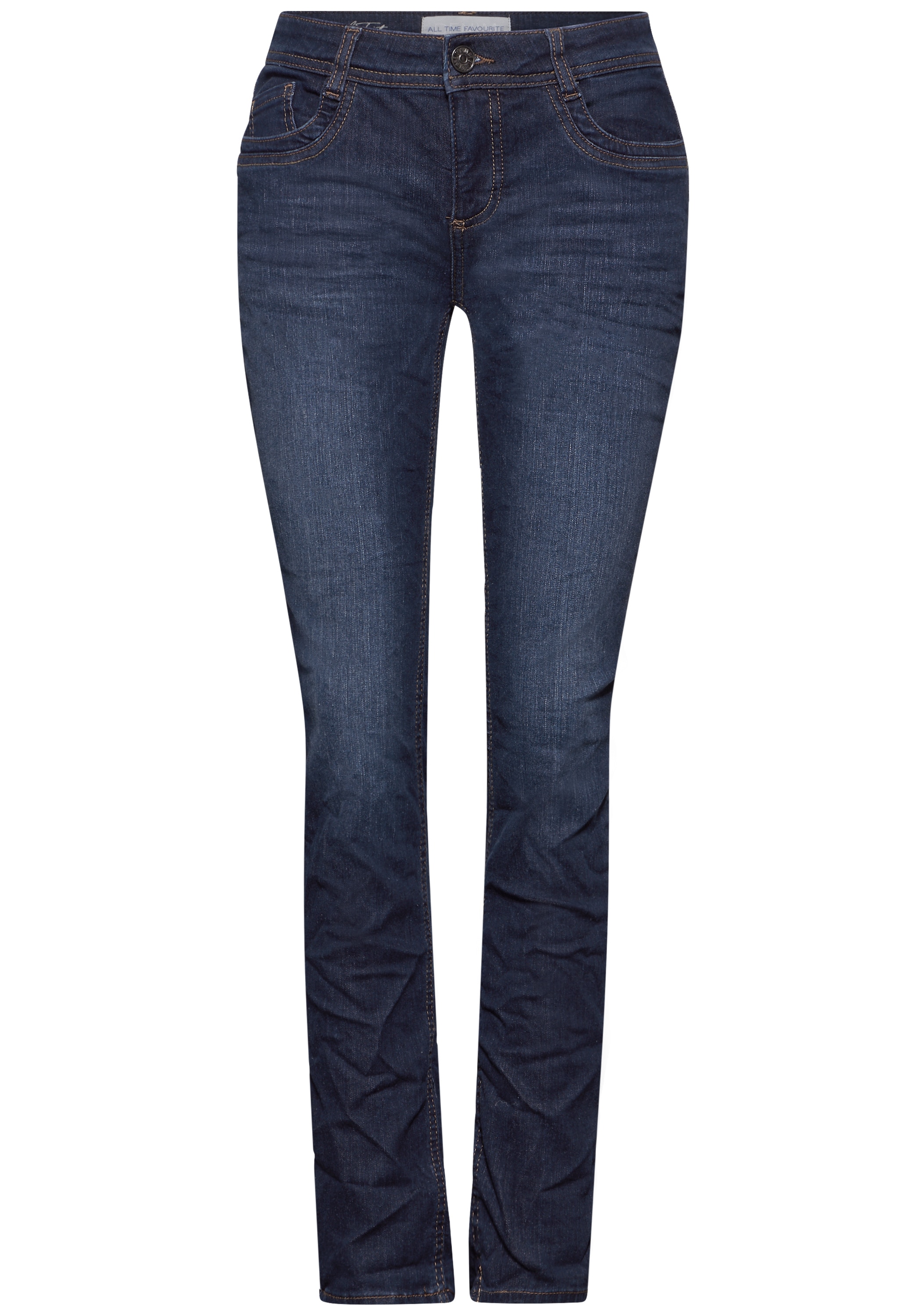 STREET ONE Comfort-fit-Jeans, aus Baumwolle mit Stretchanteil