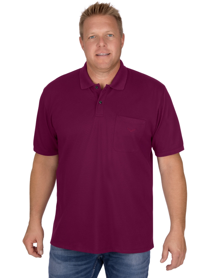 Trigema Poloshirt »TRIGEMA Polohemd mit Brusttasche«, (1 tlg.)