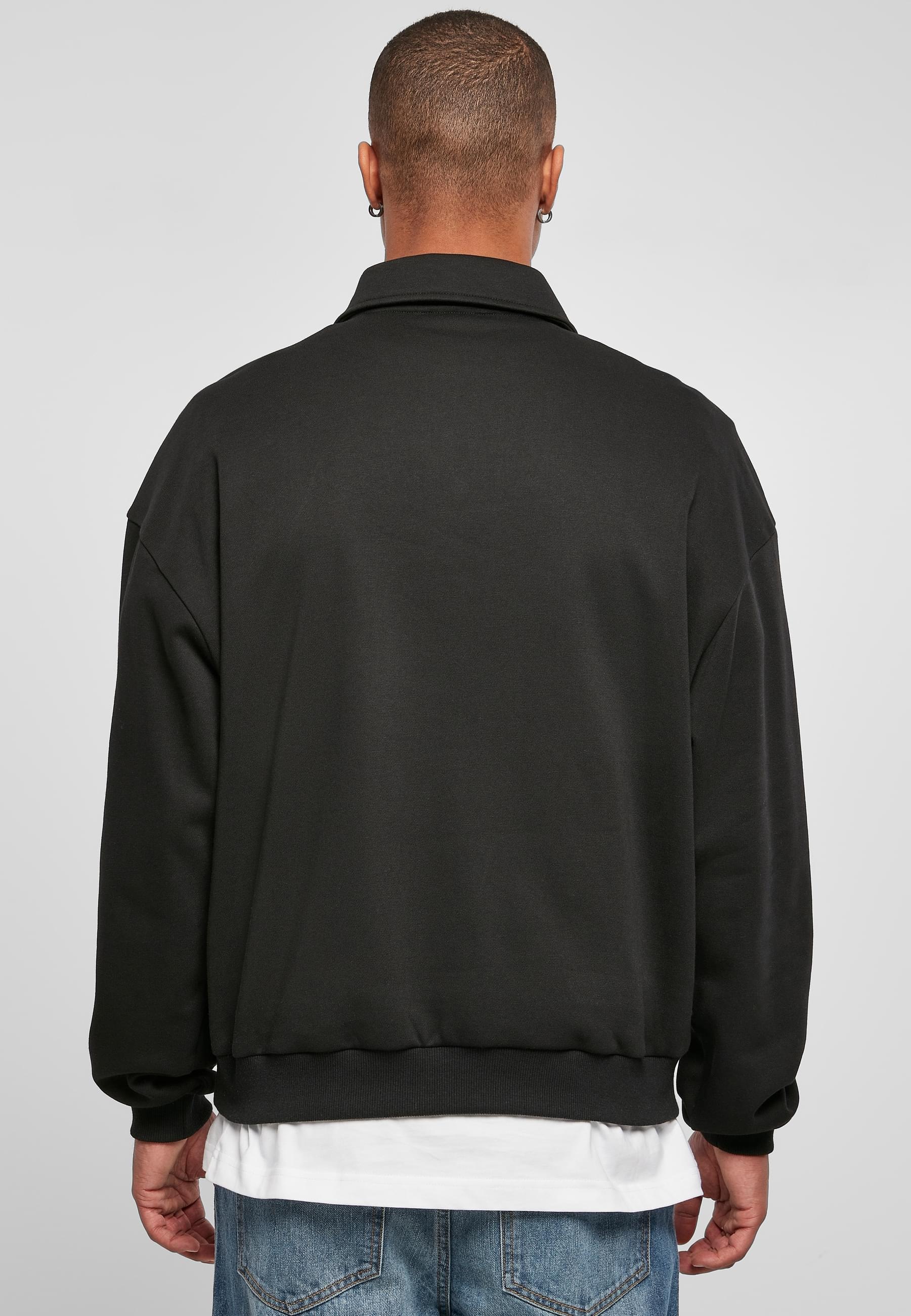 URBAN CLASSICS Rundhalspullover »Urban Classics Herren Shirt Collar Crew«, (1 tlg.)