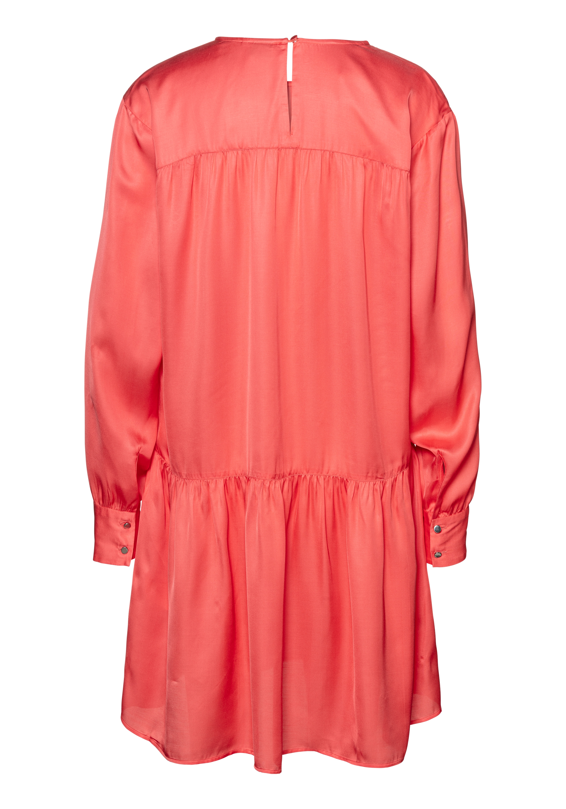 BOSS ORANGE Blusenkleid »Diveno Premium Damenmode« mit gerafften Details