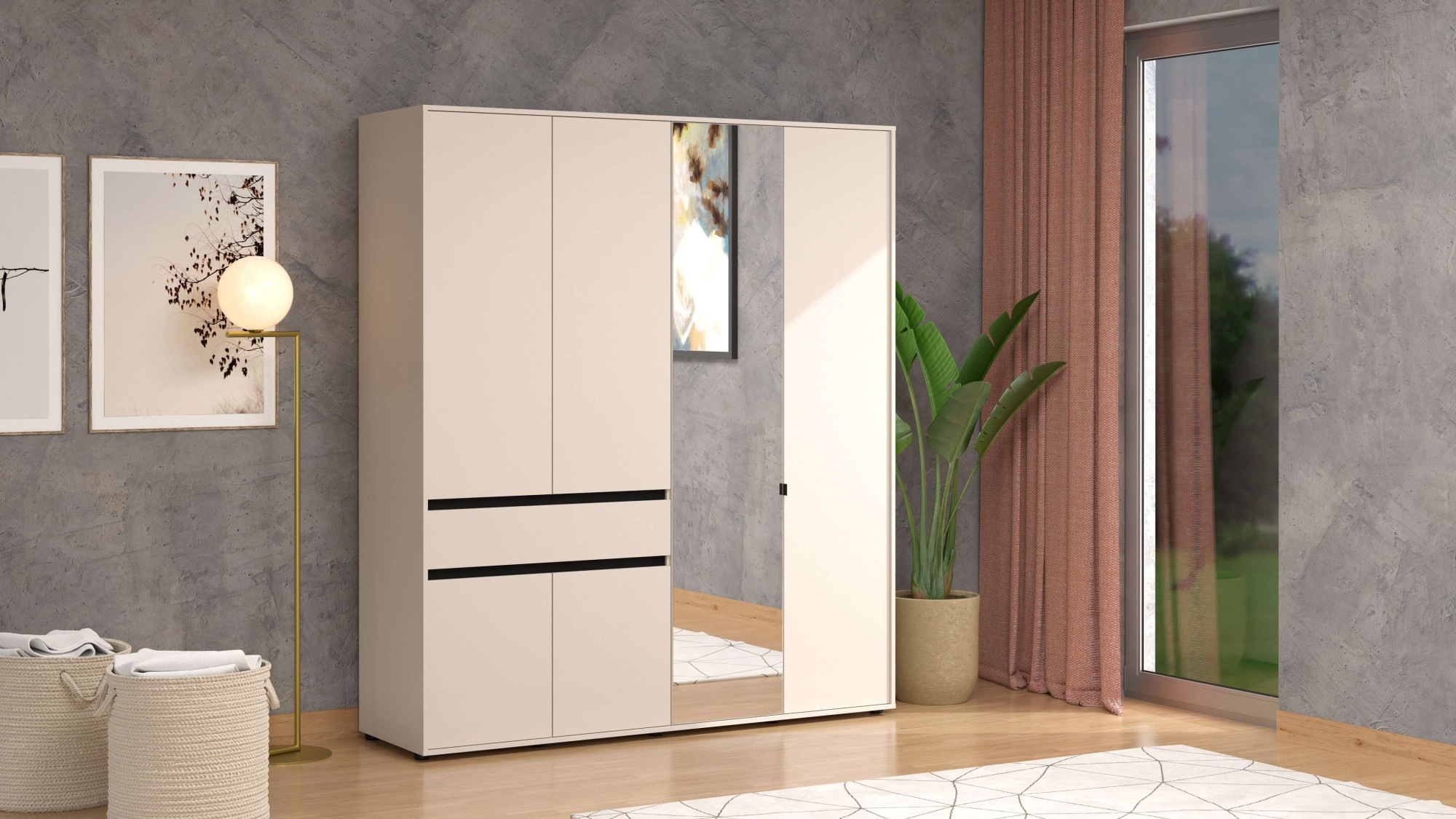 INOSIGN Kleiderschrank "Corbett, grifflose Optik, FSC-zertifziert, Made in günstig online kaufen