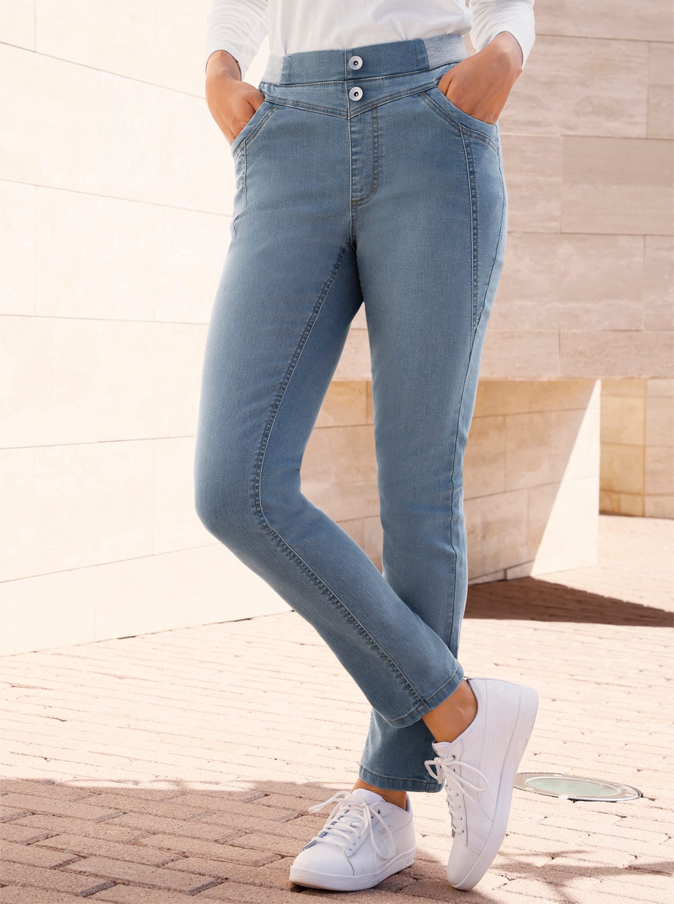 Casual Looks Bequeme Jeans 1 Stk. tlg. günstig online kaufen