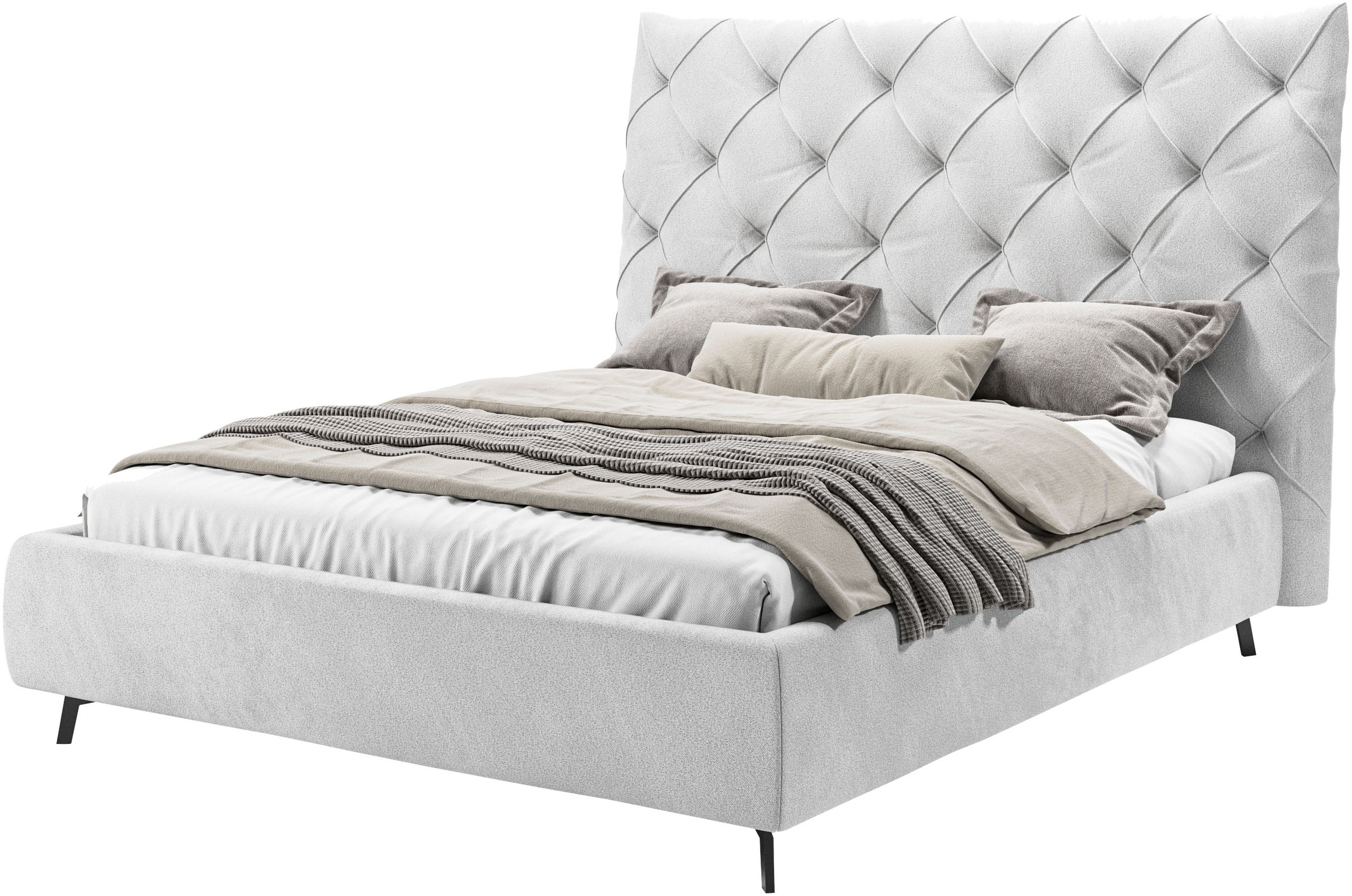 Home affaire Polsterbett "Maxime, in 4 Breiten bis 200cm, auch in Leder" Ko günstig online kaufen