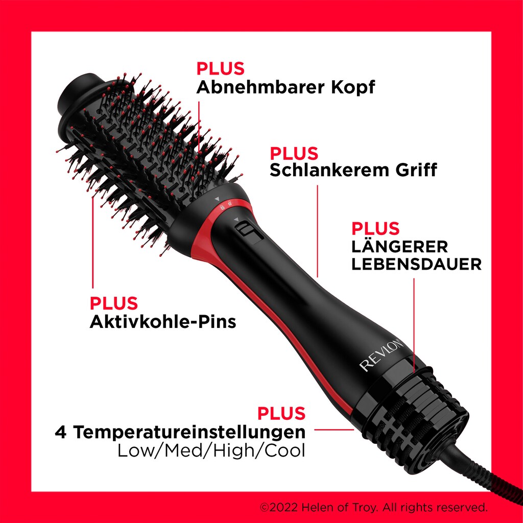 Revlon Warmluftbürste »One-Step Volumiser Plus RVDR5298E«, 1 Aufsätze}