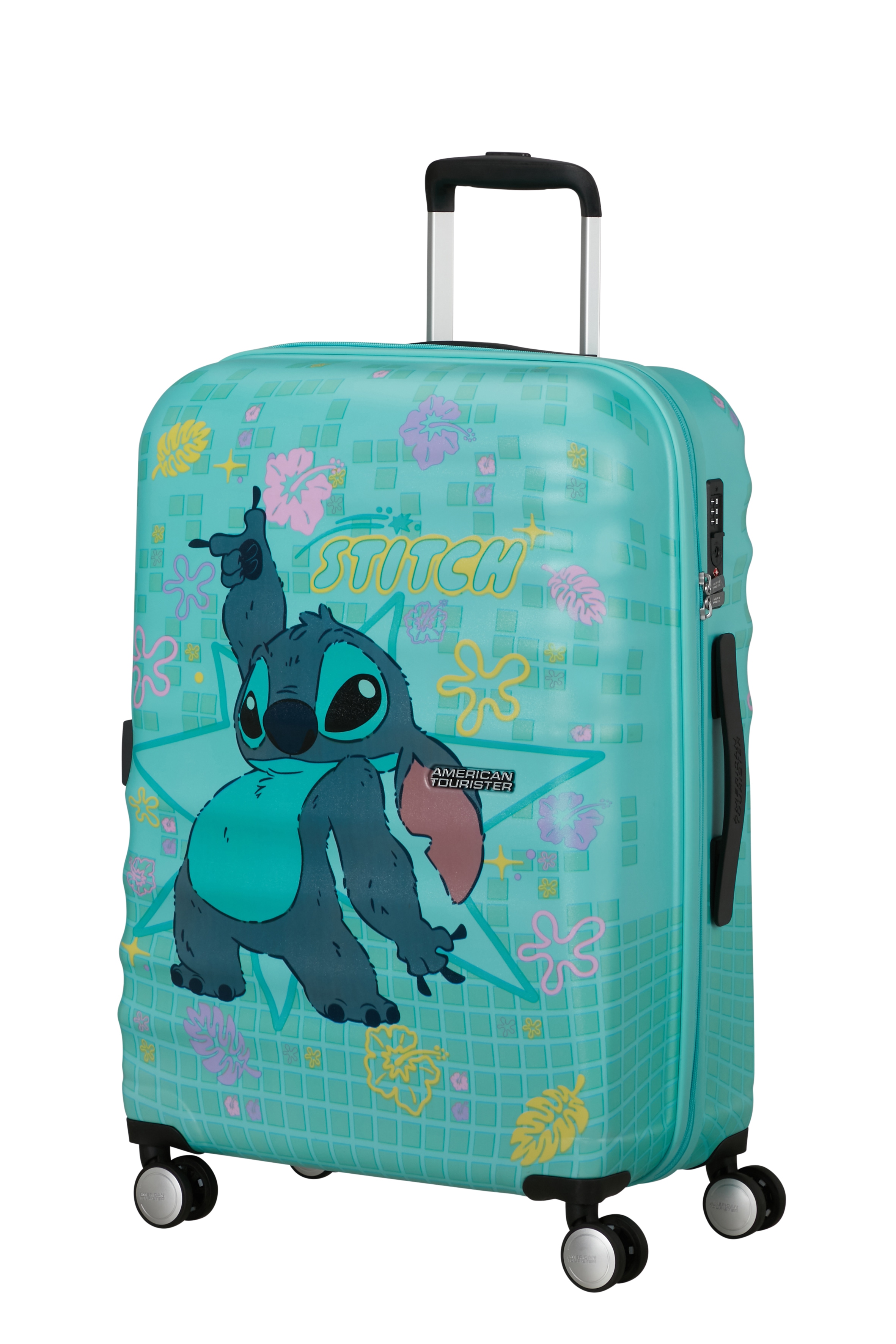 American Tourister Hartschalen-Trolley "WAVEBREAKER DISNEY, verschiedene Motive" 64 l 4 Rollen Reisekoffer Reisegepäck