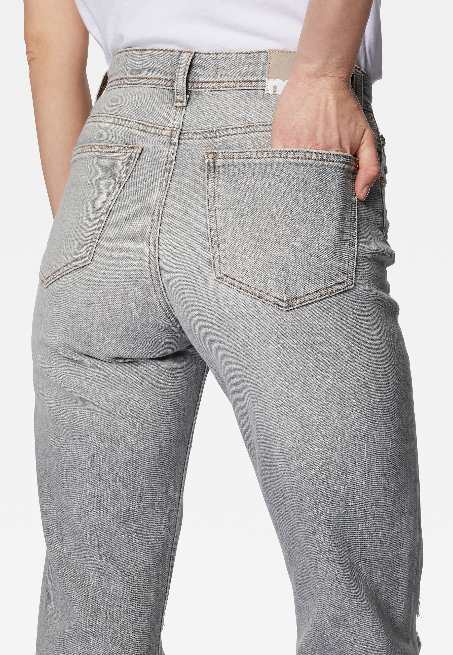 Mavi Straight-Jeans »BARCELONA SLIT«, Straight Leg Jeans mit Schlitz