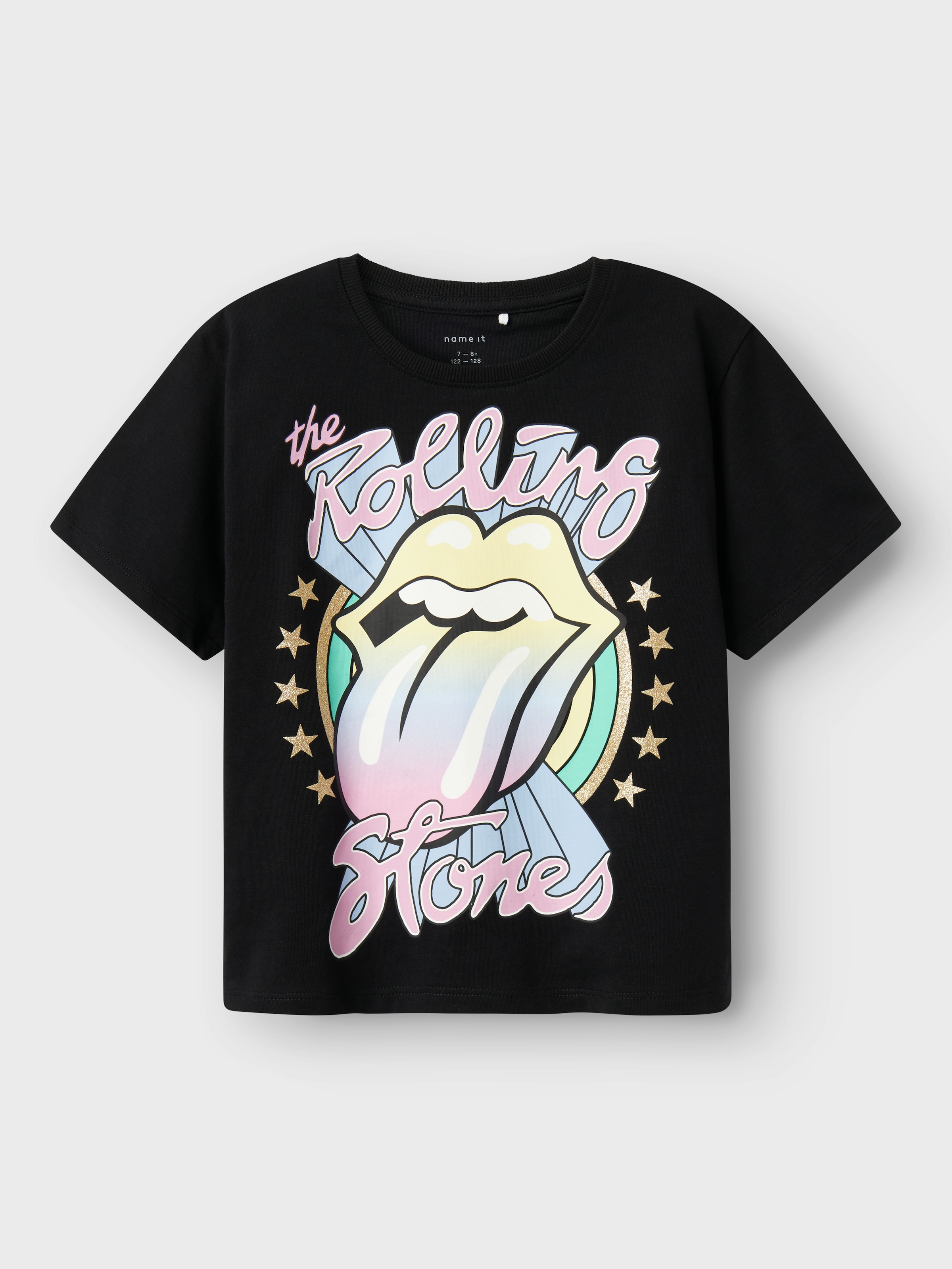 Name It T-Shirt »NKFDYSA ROLLINGS SS NREG TOP NOOS UNV«, mit großem Frontmotiv